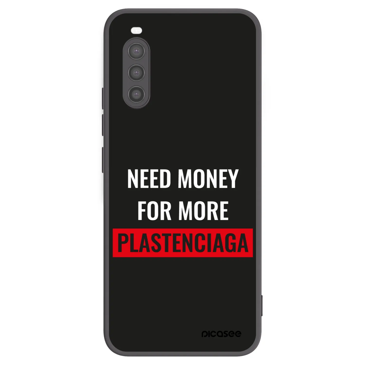 Picasee crna silikonska maskica za Sony Xperia 10 II - More PLASTENCIAGA