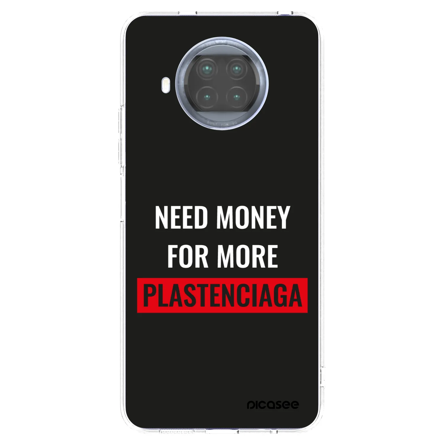 Picasee silikonska prozirna maskica za Xiaomi Mi 10T Lite - More PLASTENCIAGA