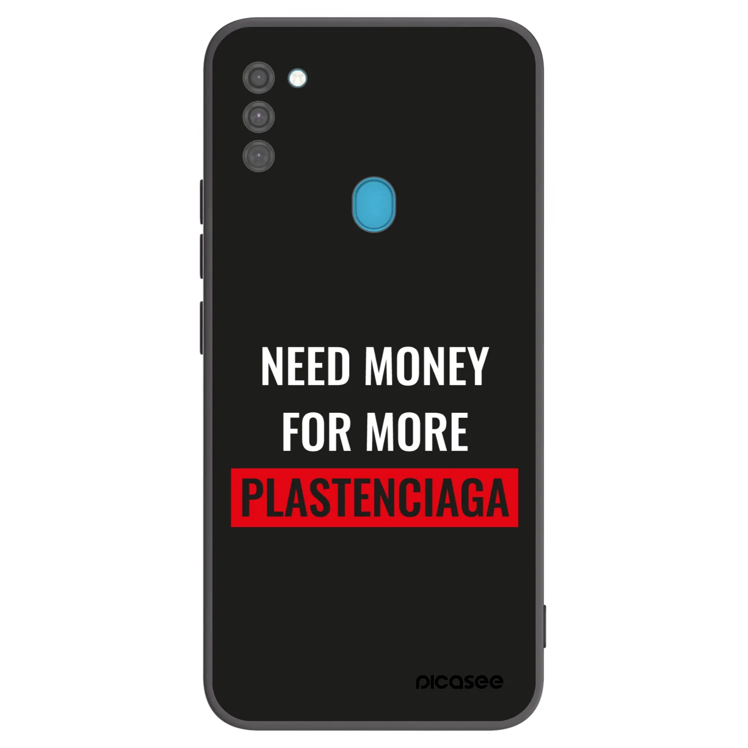 Picasee crna silikonska maskica za Samsung Galaxy M11 - More PLASTENCIAGA