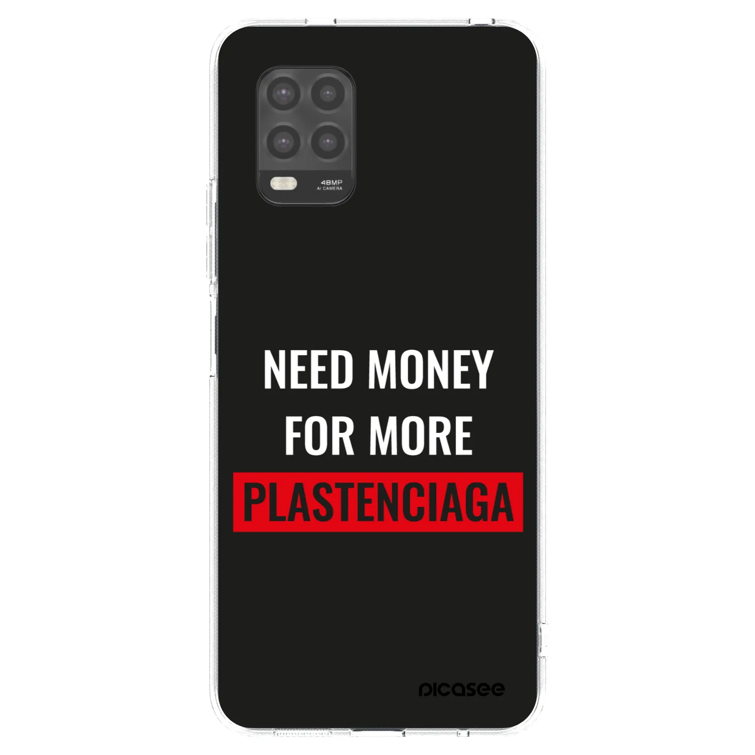 Picasee silikonska prozirna maskica za Xiaomi Mi 10 Lite - More PLASTENCIAGA