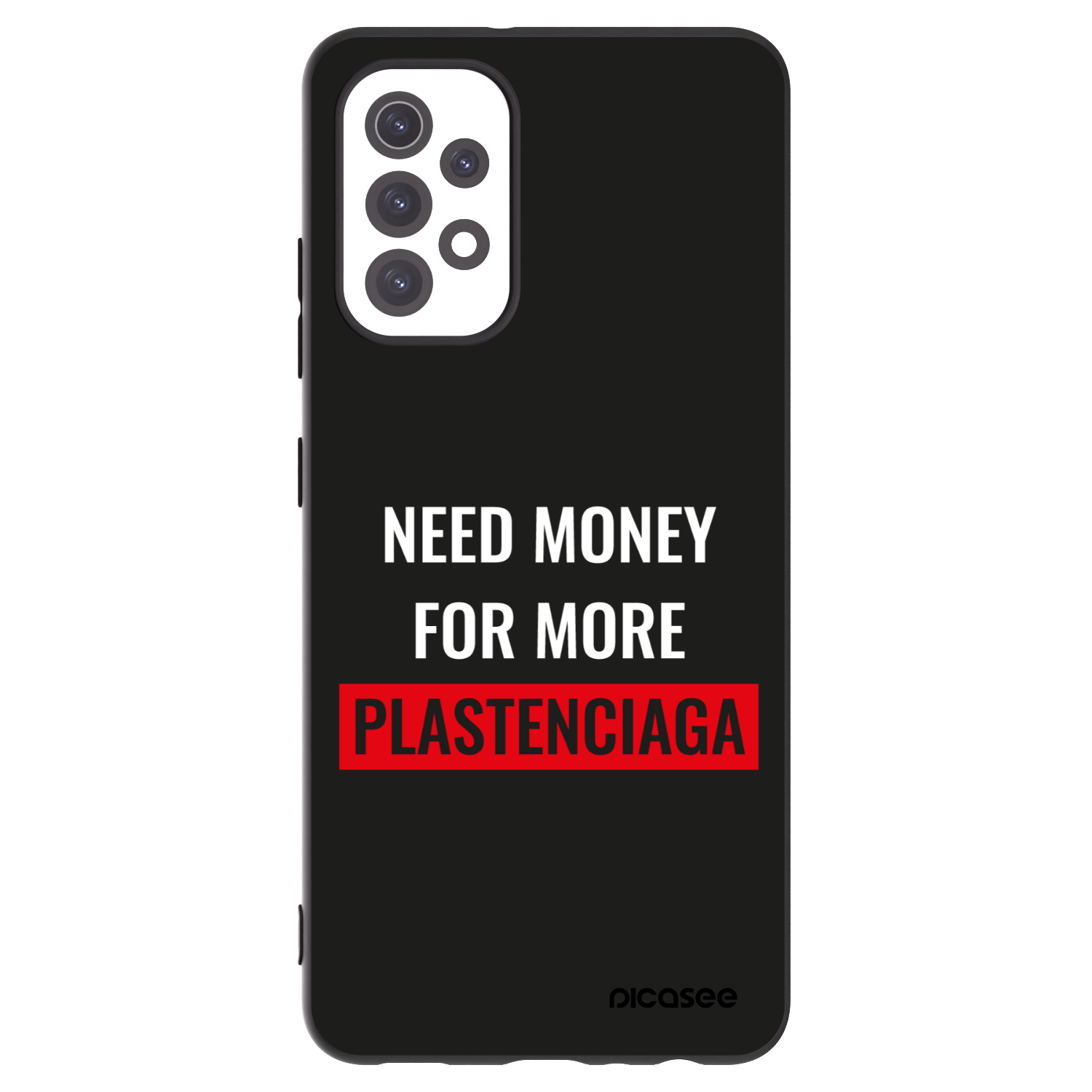Picasee crna silikonska maskica za Samsung Galaxy A32 5G A326B - More PLASTENCIAGA