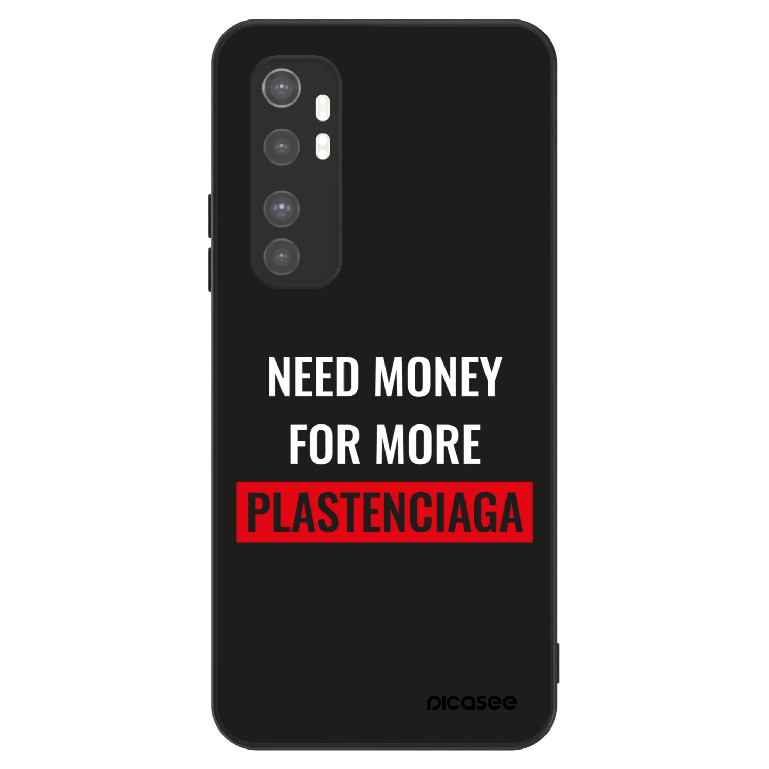 Picasee ULTIMATE CASE za Xiaomi Mi Note 10 Lite - More PLASTENCIAGA