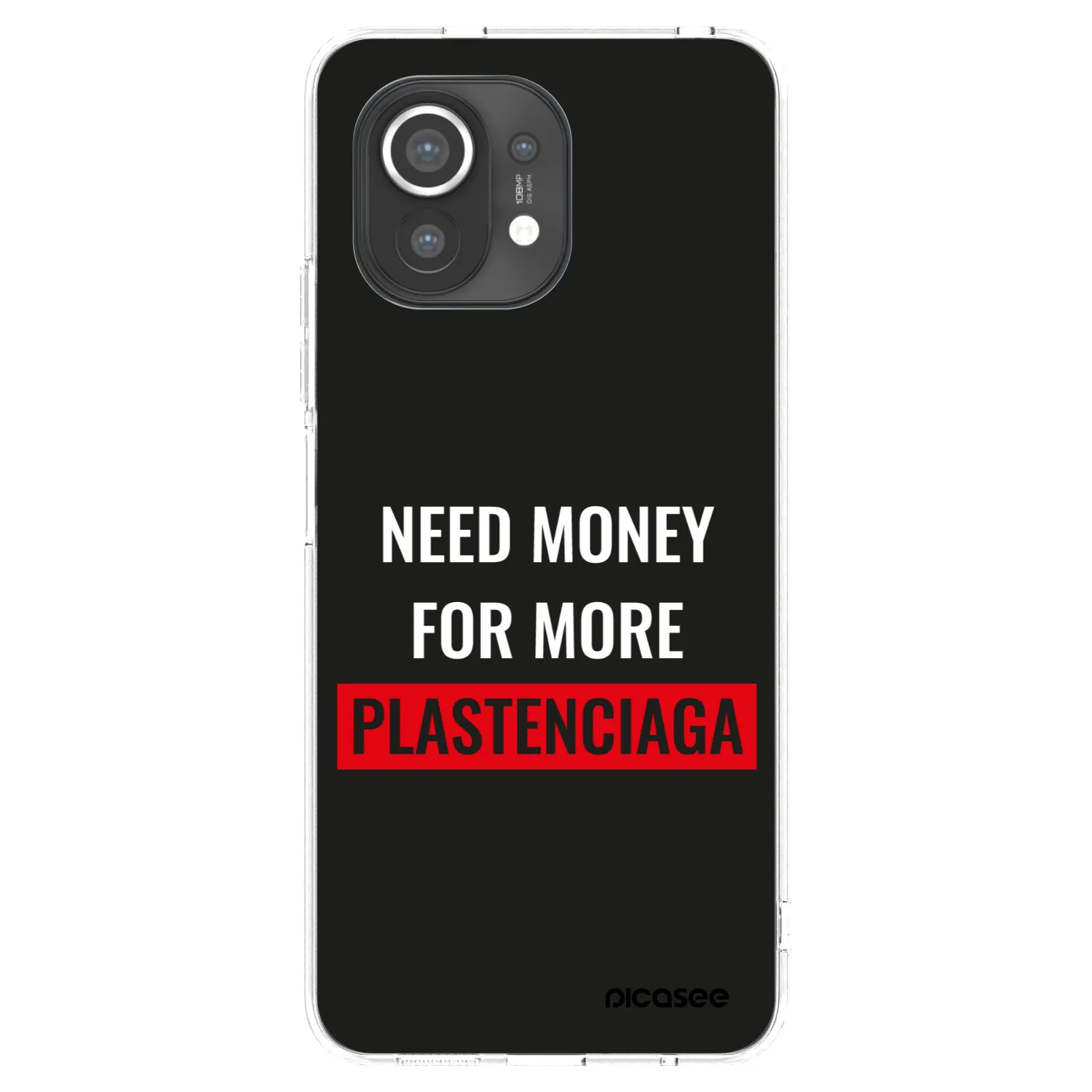 Picasee silikonska prozirna maskica za Xiaomi Mi 11 - More PLASTENCIAGA