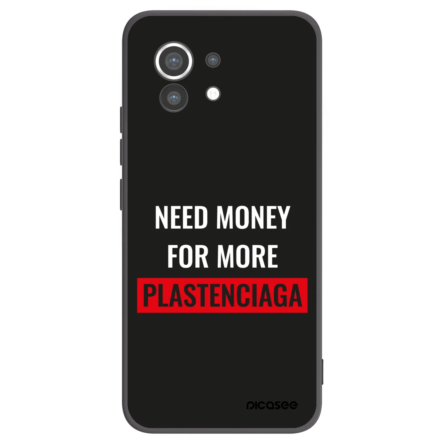 Picasee crna silikonska maskica za Xiaomi Mi 11 - More PLASTENCIAGA