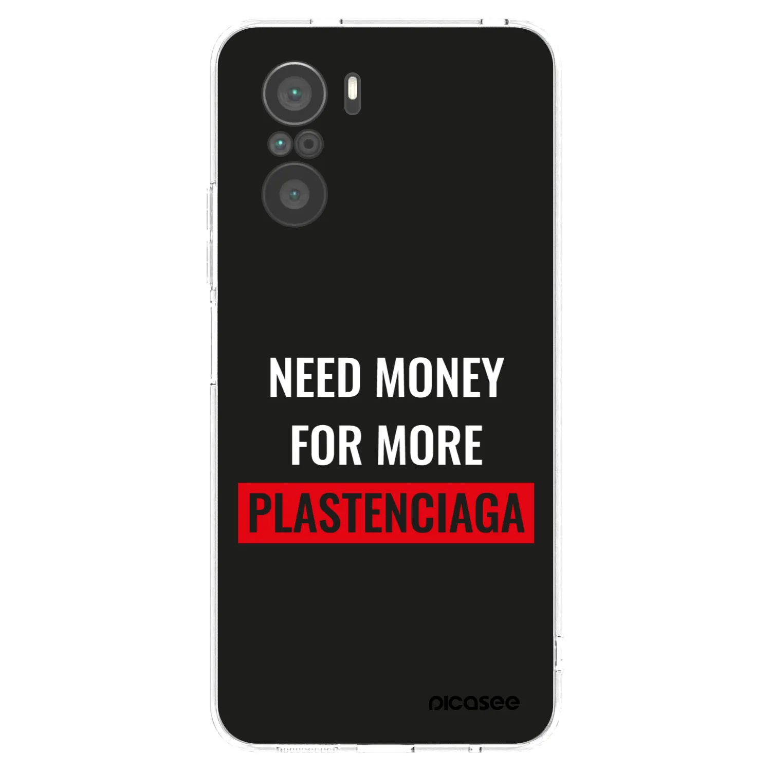 Picasee silikonska prozirna maskica za Xiaomi Poco F3 - More PLASTENCIAGA