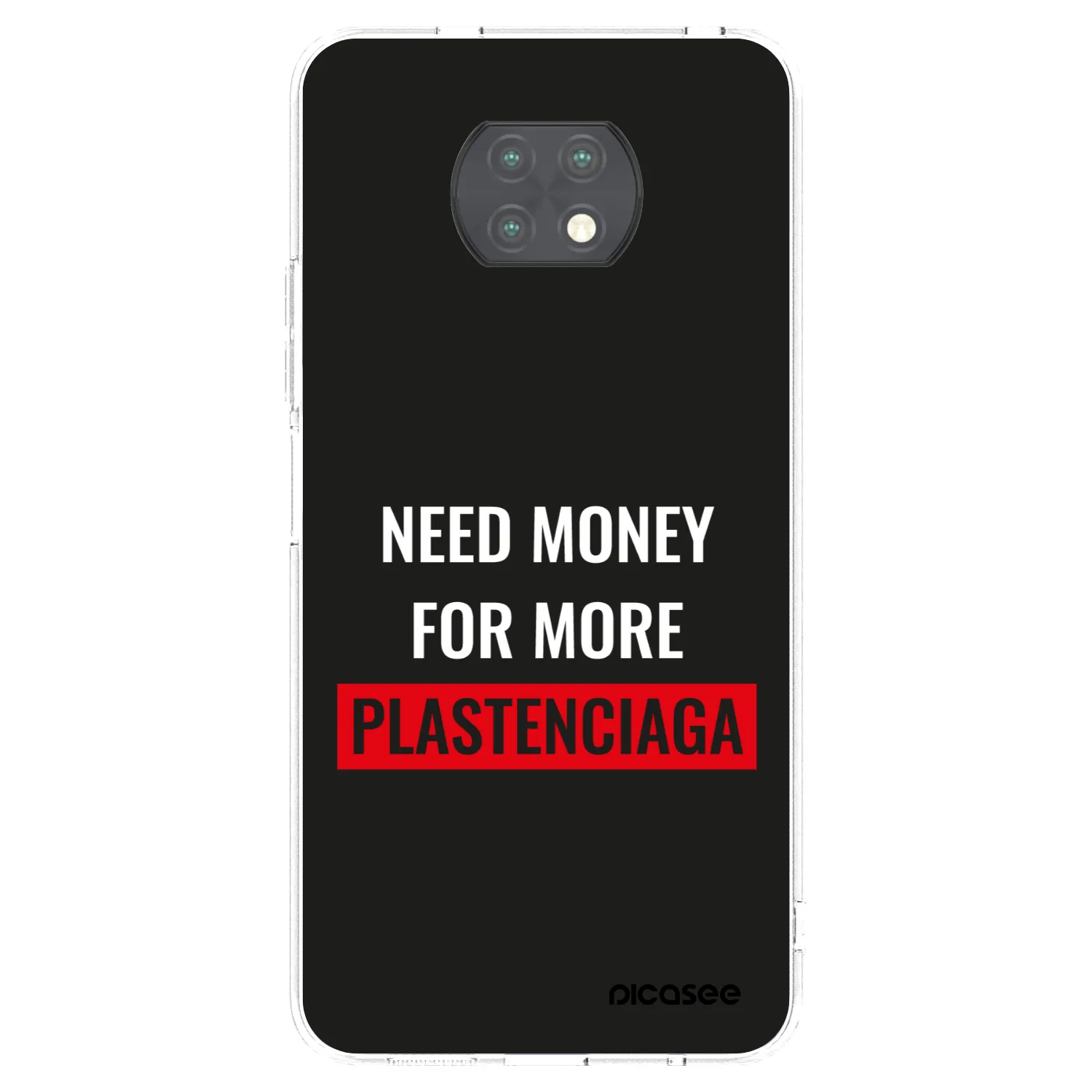Picasee silikonska prozirna maskica za Xiaomi Redmi Note 9T - More PLASTENCIAGA
