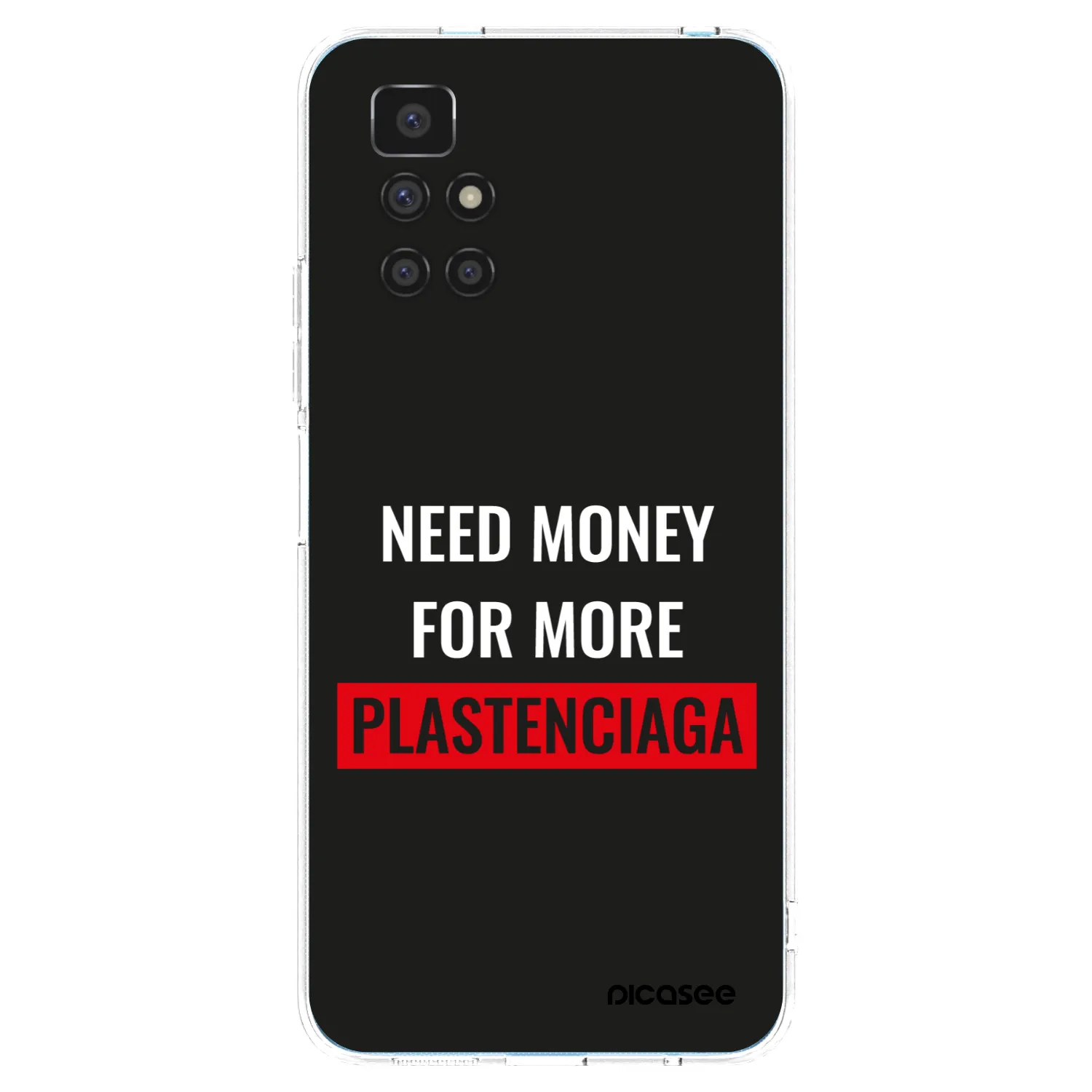 Picasee silikonska prozirna maskica za Xiaomi Redmi 10 - More PLASTENCIAGA