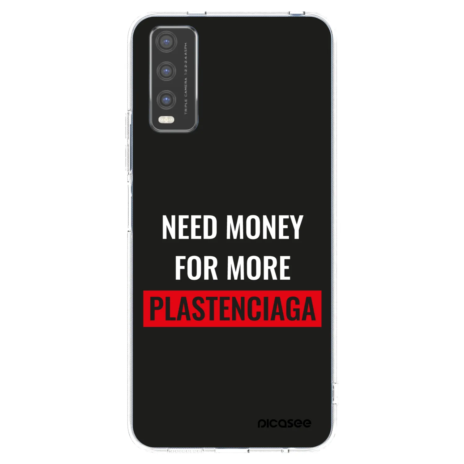 Picasee silikonska prozirna maskica za Vivo Y20s - More PLASTENCIAGA