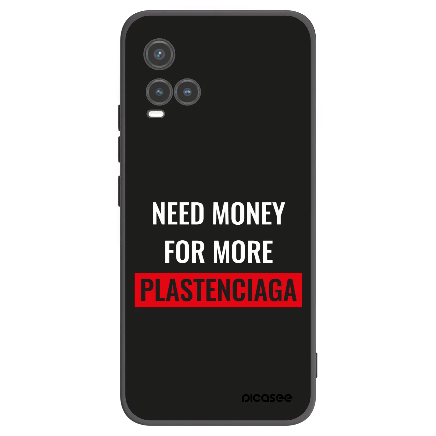 Picasee crna silikonska maskica za Vivo Y33s - More PLASTENCIAGA
