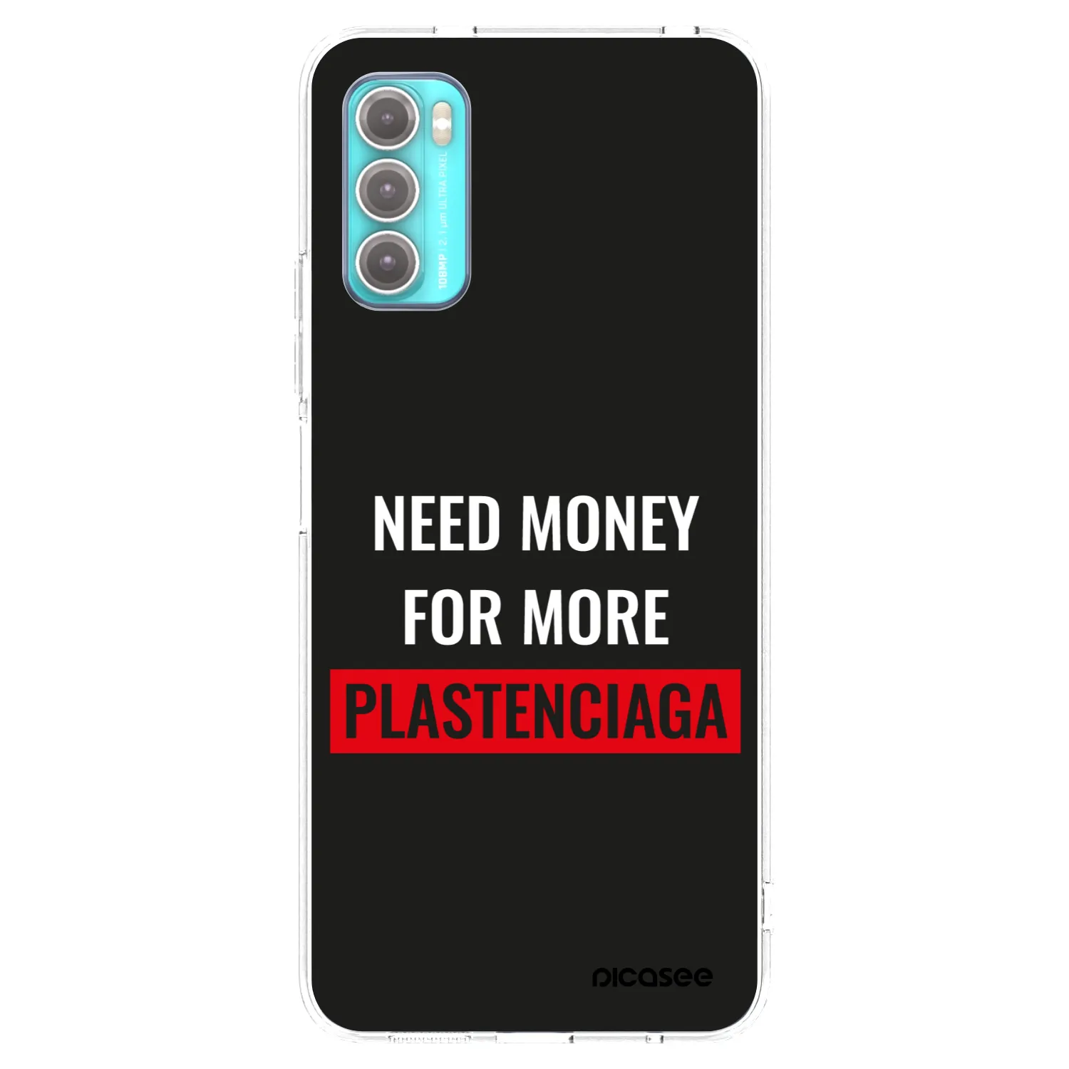 Picasee silikonska prozirna maskica za Motorola Moto G60 - More PLASTENCIAGA