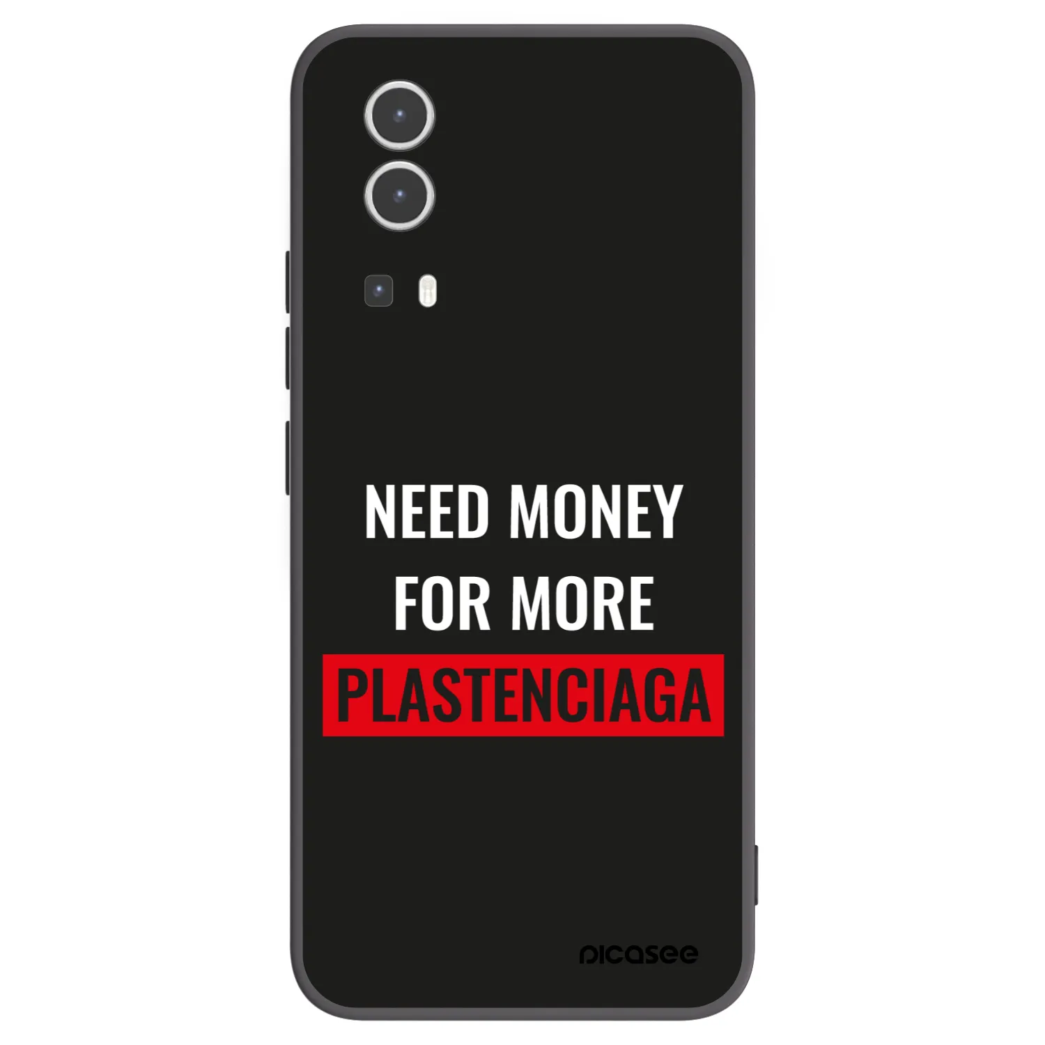 Picasee crna silikonska maskica za Vivo Y72 5G - More PLASTENCIAGA