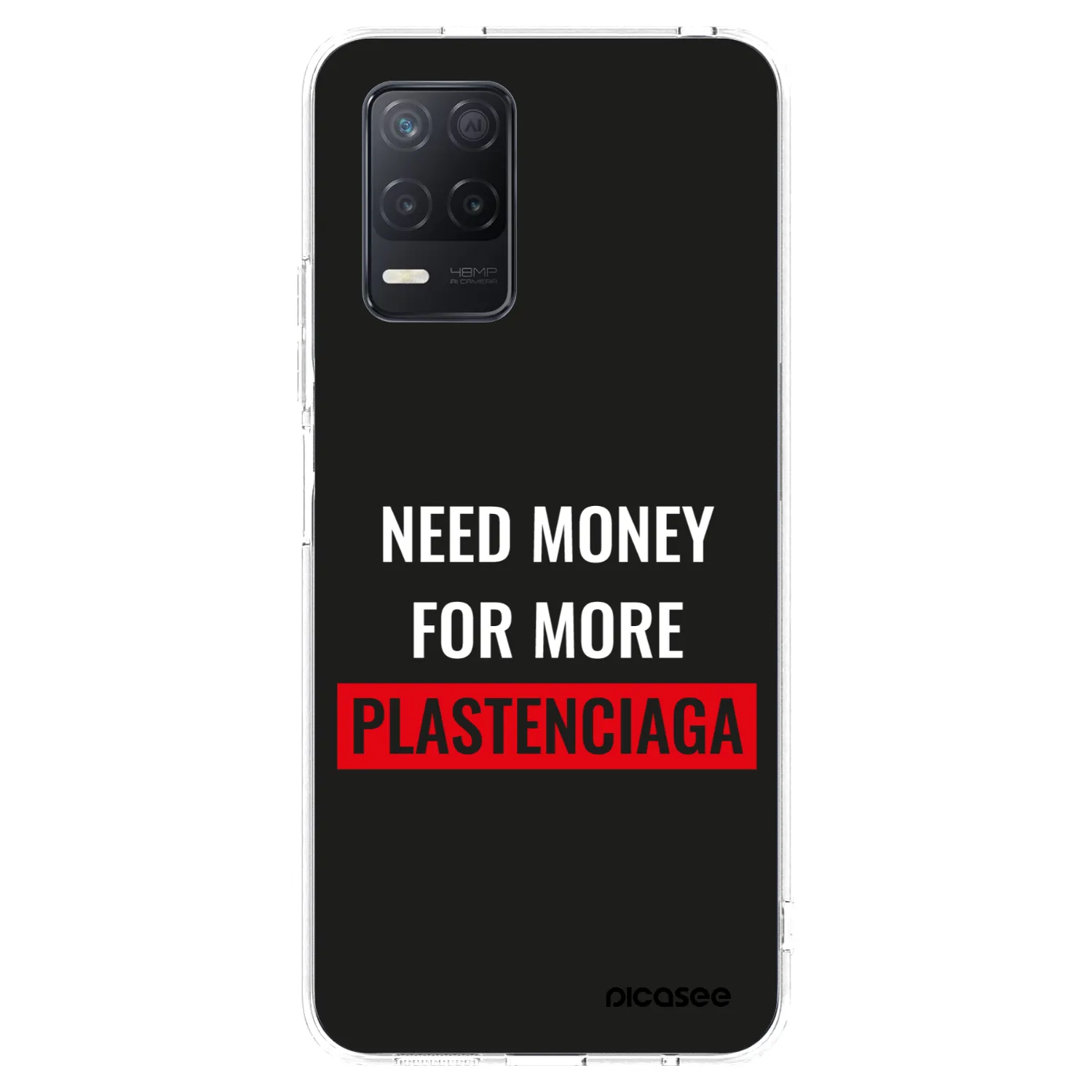 Picasee silikonska prozirna maskica za Realme 8 5G - More PLASTENCIAGA