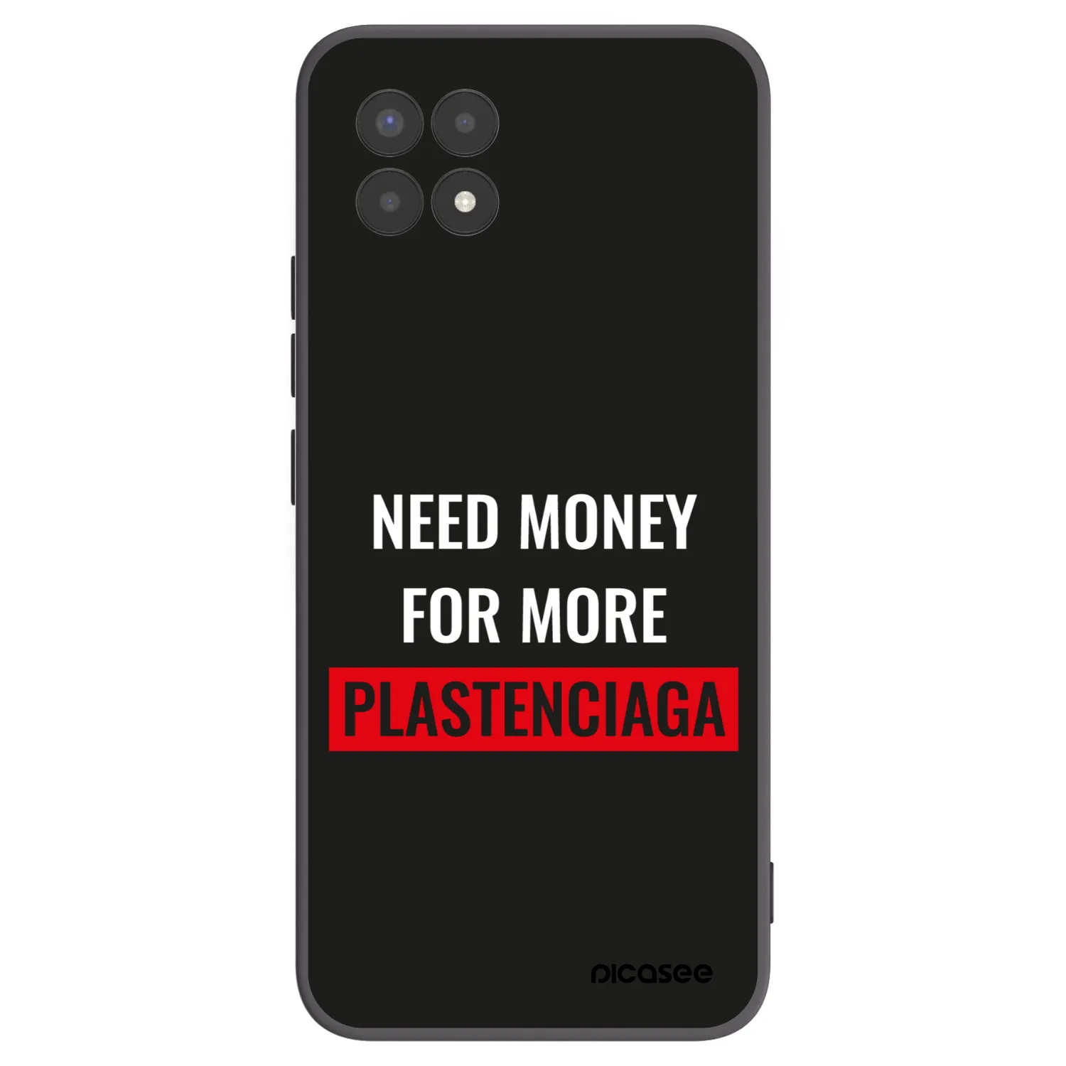 Picasee crna silikonska maskica za Realme 8i - More PLASTENCIAGA