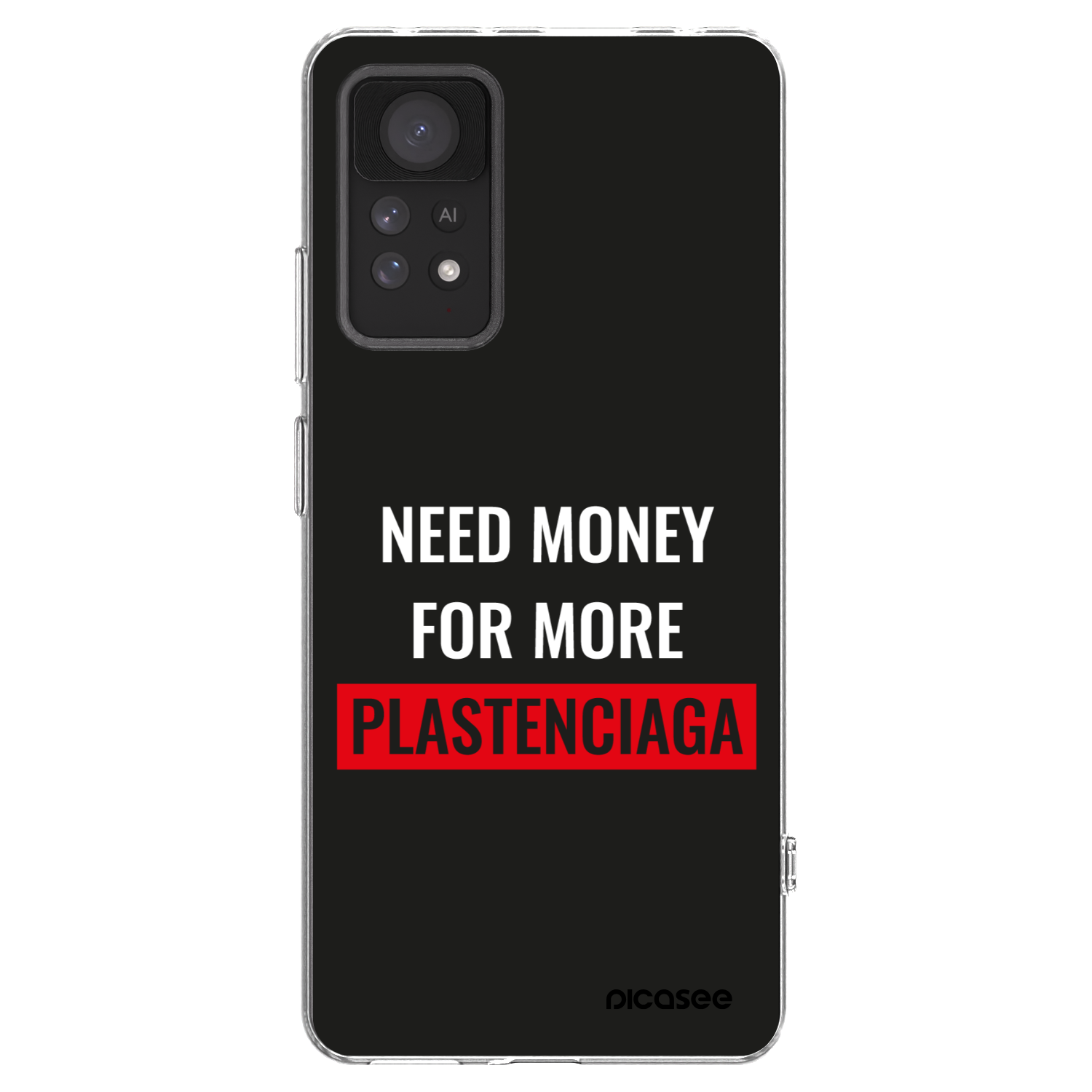 Picasee silikonska prozirna maskica za Xiaomi Redmi Note 11 Pro 5G - More PLASTENCIAGA