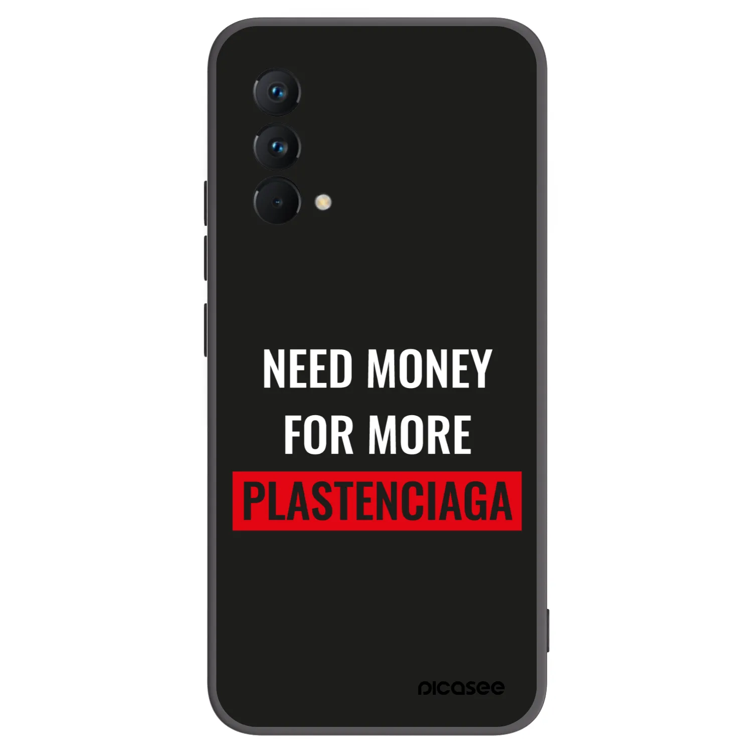 Picasee crna silikonska maskica za Realme GT Master Edition 5G - More PLASTENCIAGA