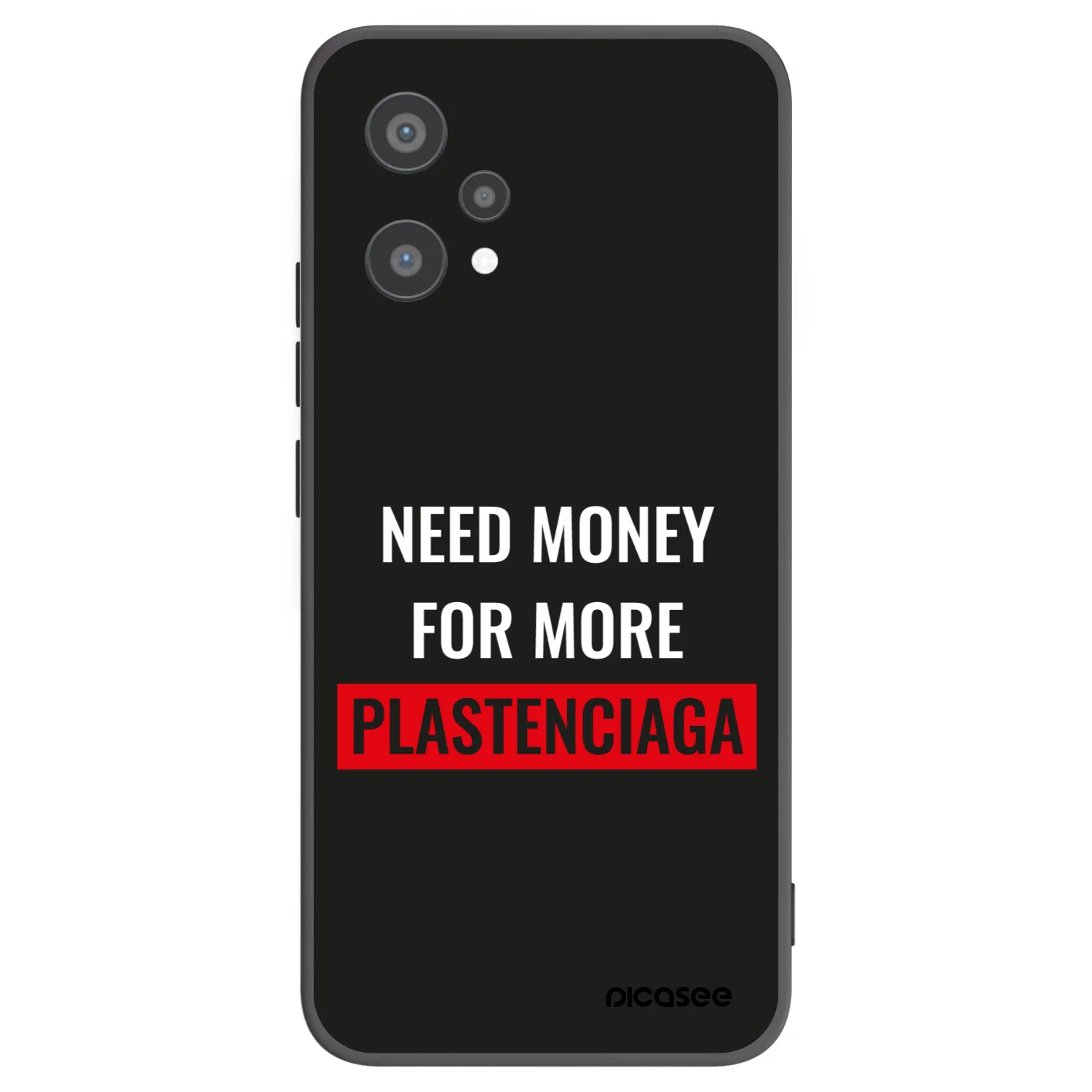 Picasee crna silikonska maskica za Realme 9 Pro 5G - More PLASTENCIAGA