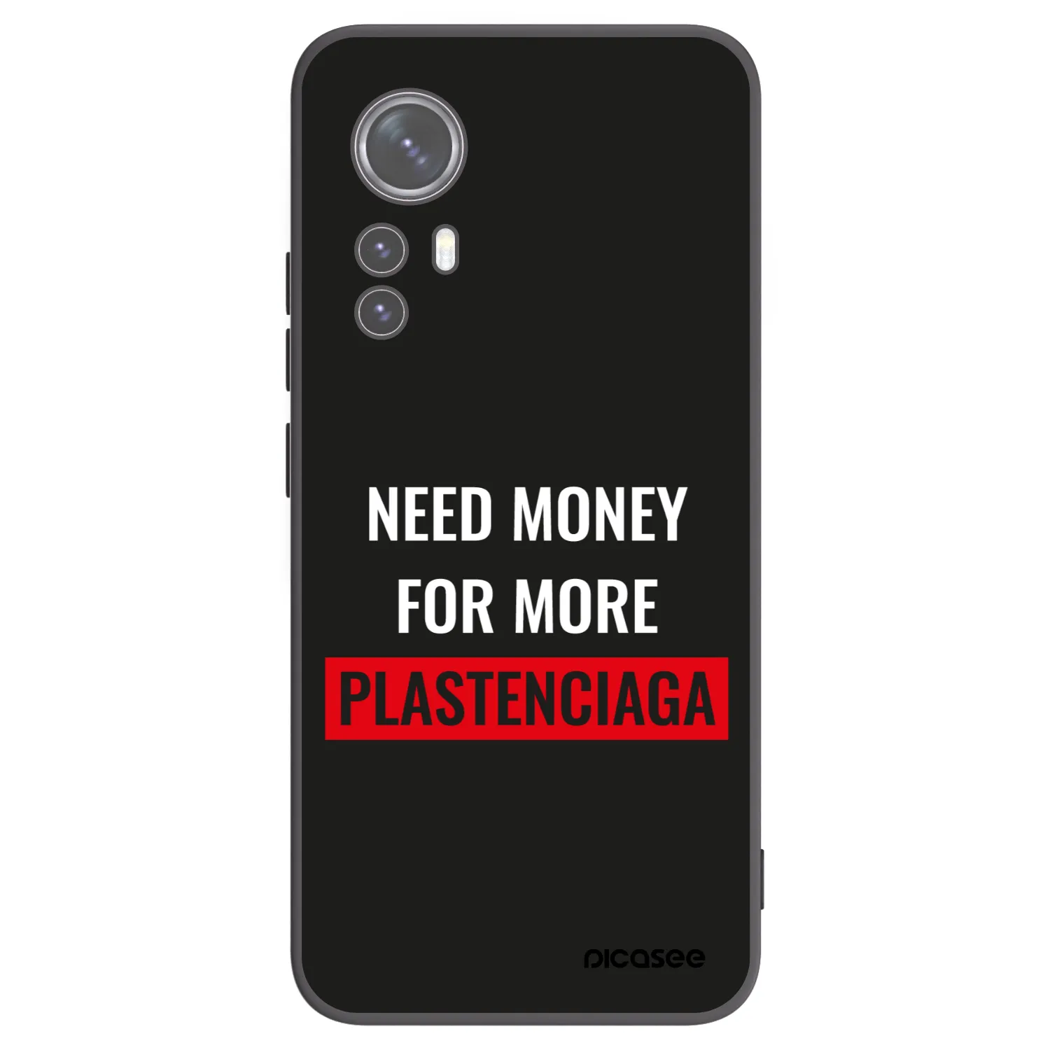 Picasee crna silikonska maskica za Xiaomi 12 - More PLASTENCIAGA