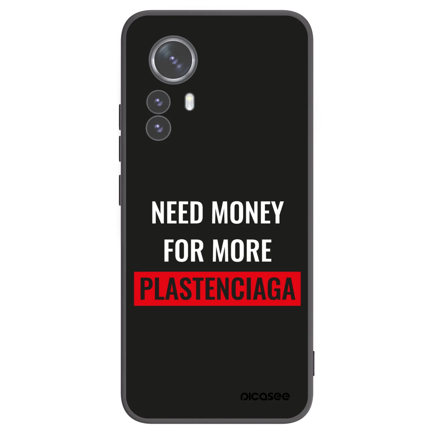 Picasee crna silikonska maskica za Xiaomi 12 Pro - More PLASTENCIAGA