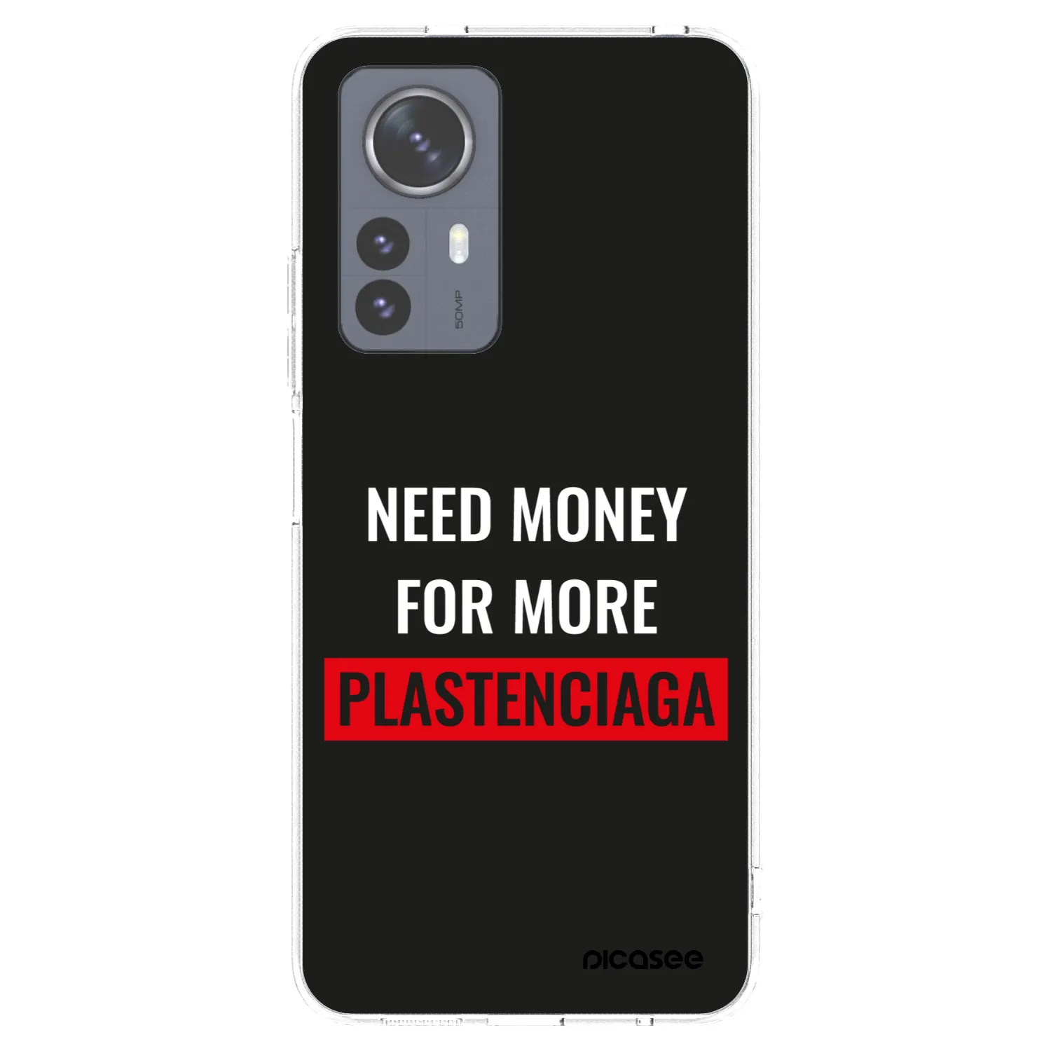 Picasee silikonska prozirna maskica za Xiaomi 12 Pro - More PLASTENCIAGA
