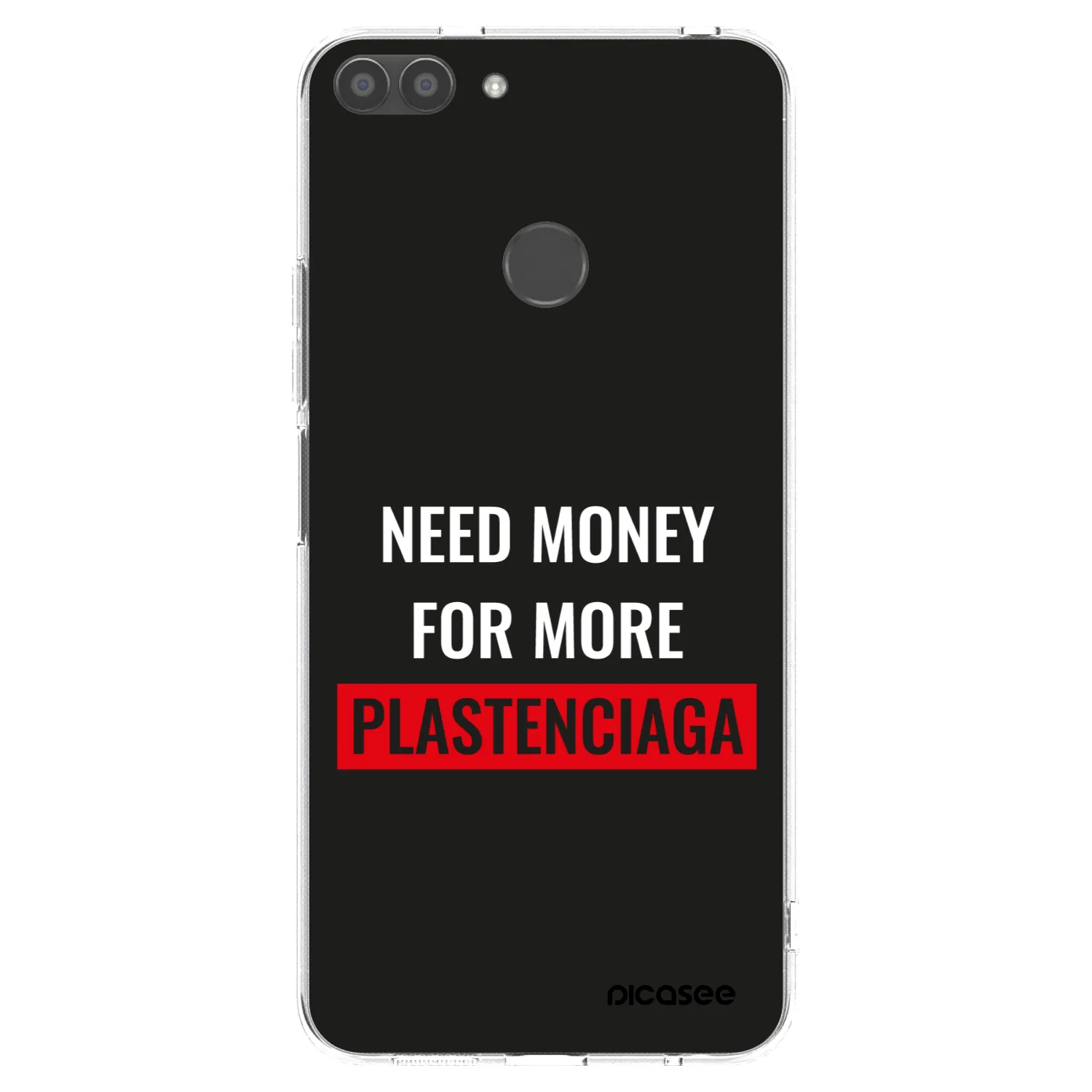 Picasee silikonska prozirna maskica za Huawei P Smart - More PLASTENCIAGA