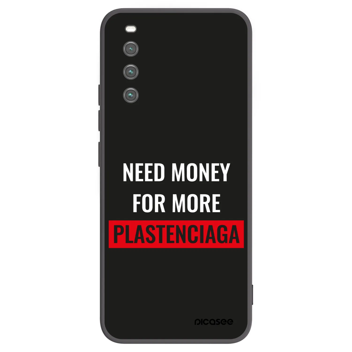 Picasee crna silikonska maskica za Sony Xperia 10 IV 5G - More PLASTENCIAGA