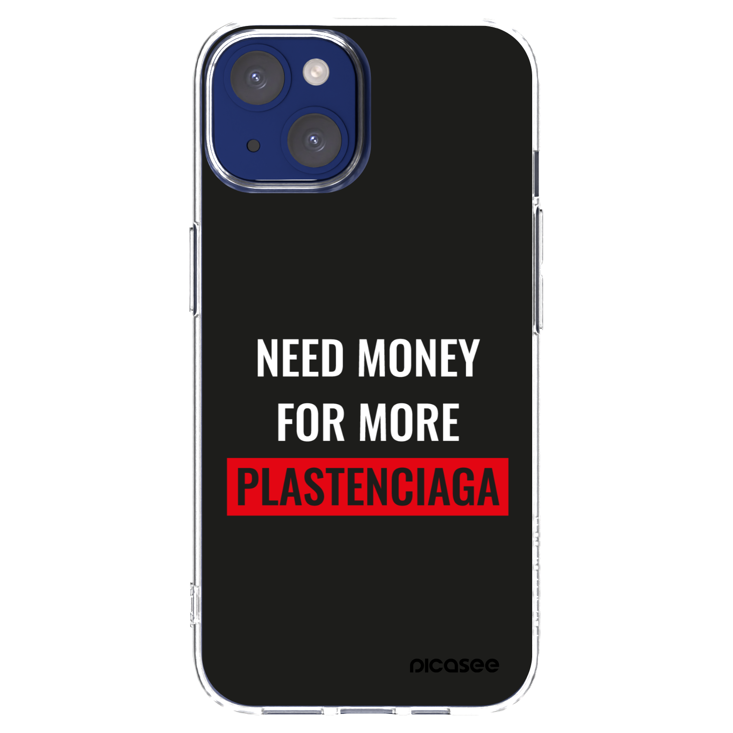 Picasee silikonska prozirna maskica za Apple iPhone 14 - More PLASTENCIAGA