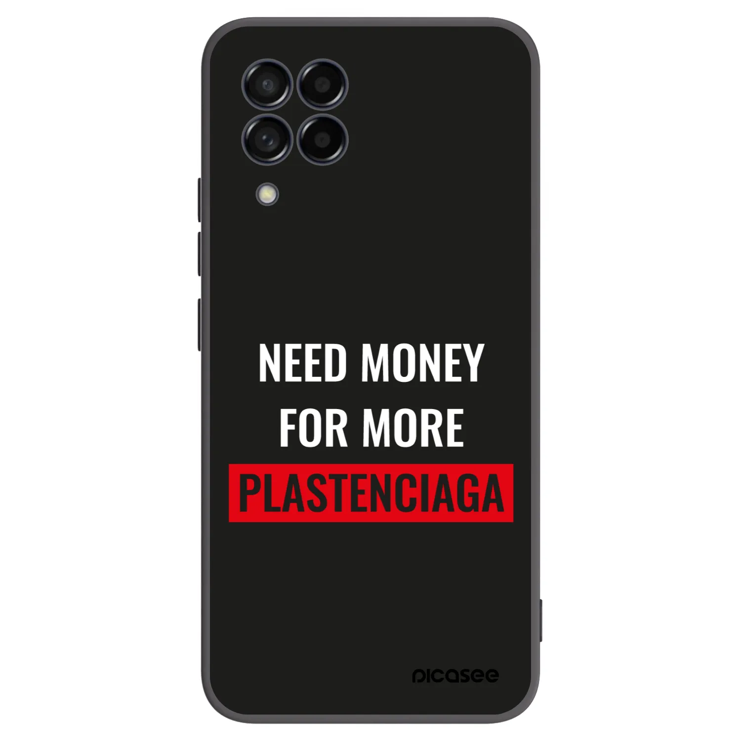 Picasee crna silikonska maskica za Samsung Galaxy M53 5G - More PLASTENCIAGA