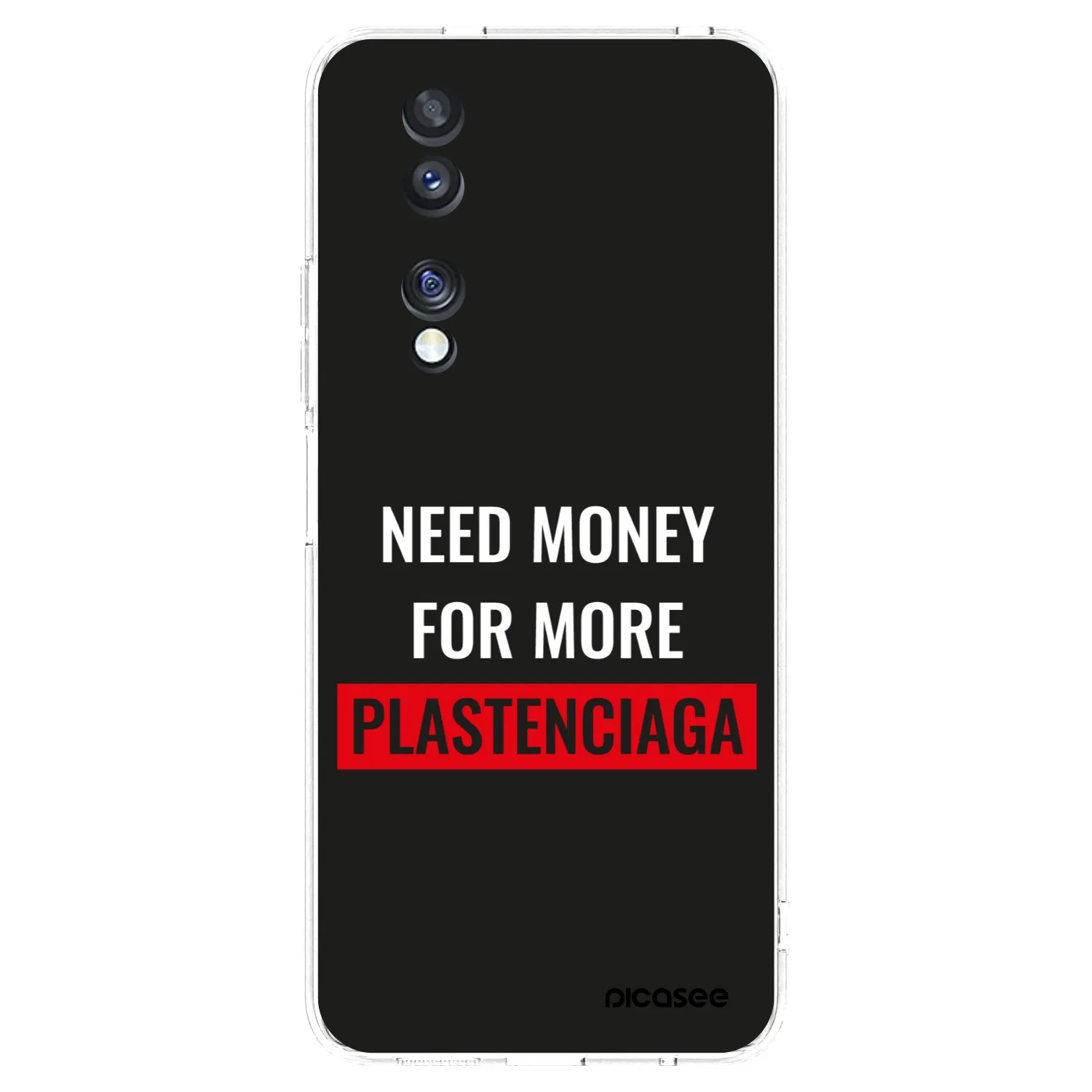 Picasee silikonska prozirna maskica za Honor 70 - More PLASTENCIAGA