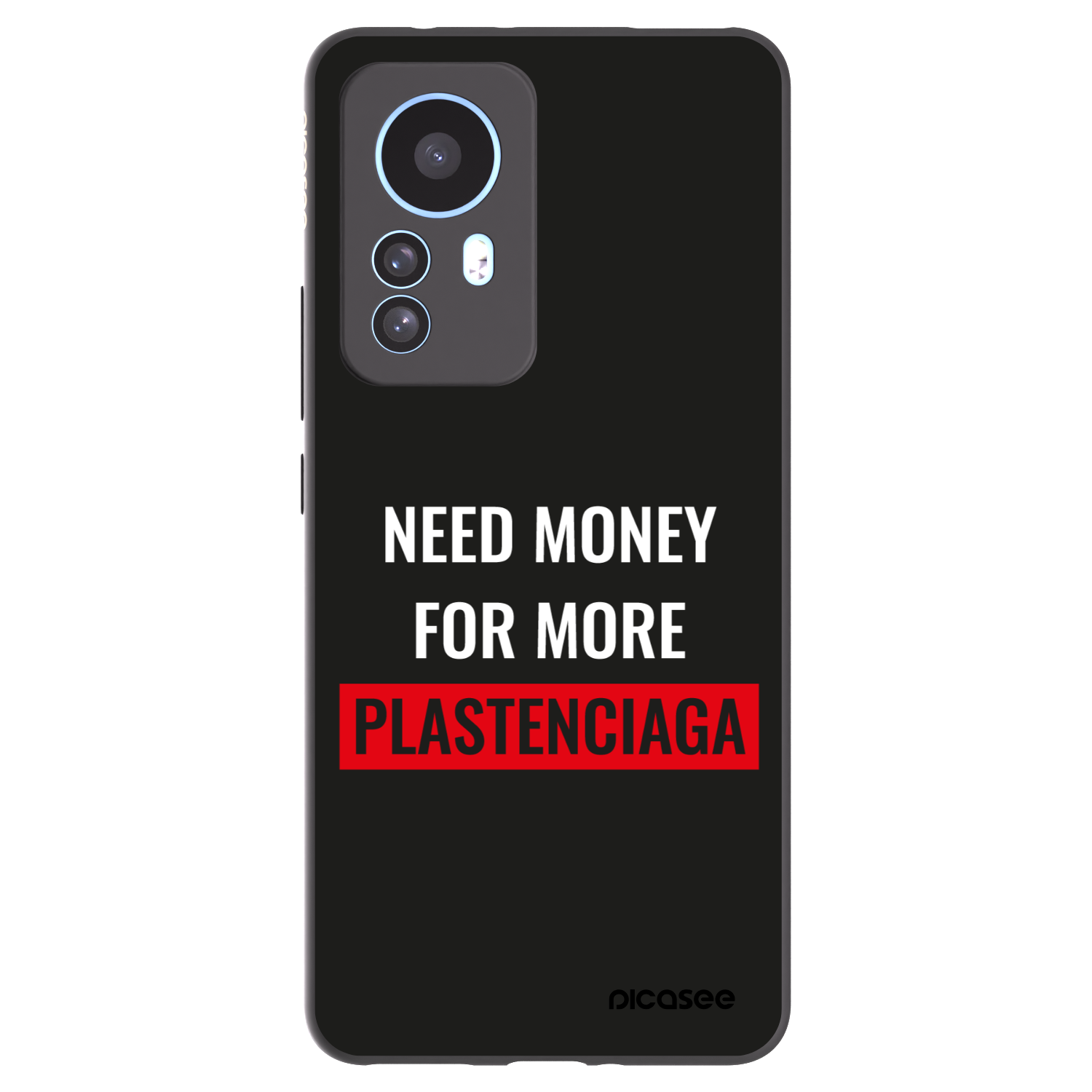 Picasee crna silikonska maskica za Xiaomi 12T - More PLASTENCIAGA
