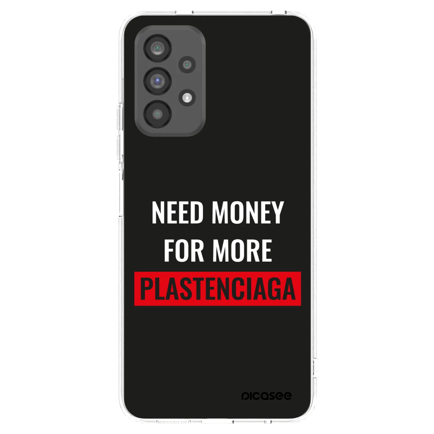 Picasee silikonska prozirna maskica za Samsung Galaxy A73 5G - More PLASTENCIAGA