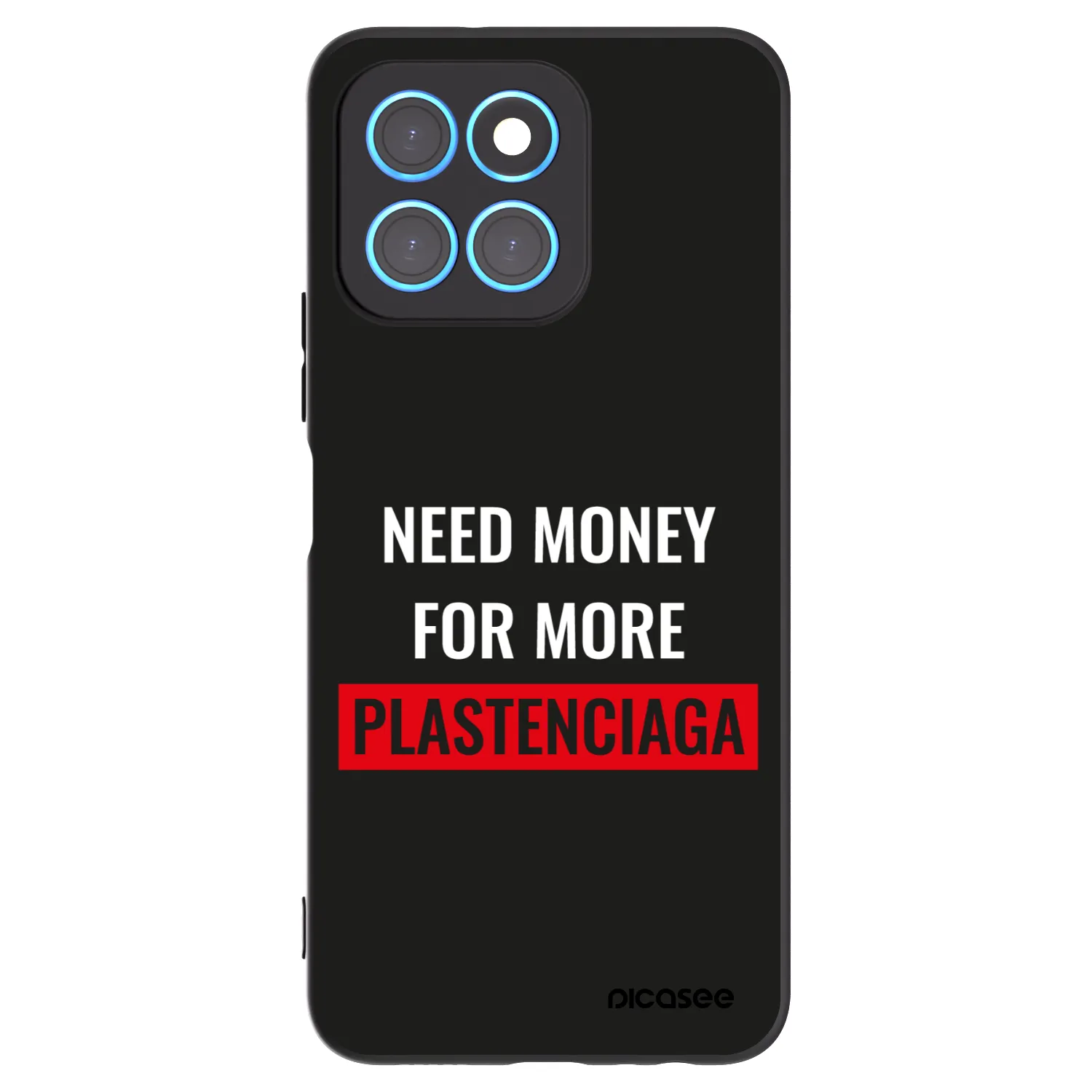 Picasee crna silikonska maskica za Honor X6 - More PLASTENCIAGA