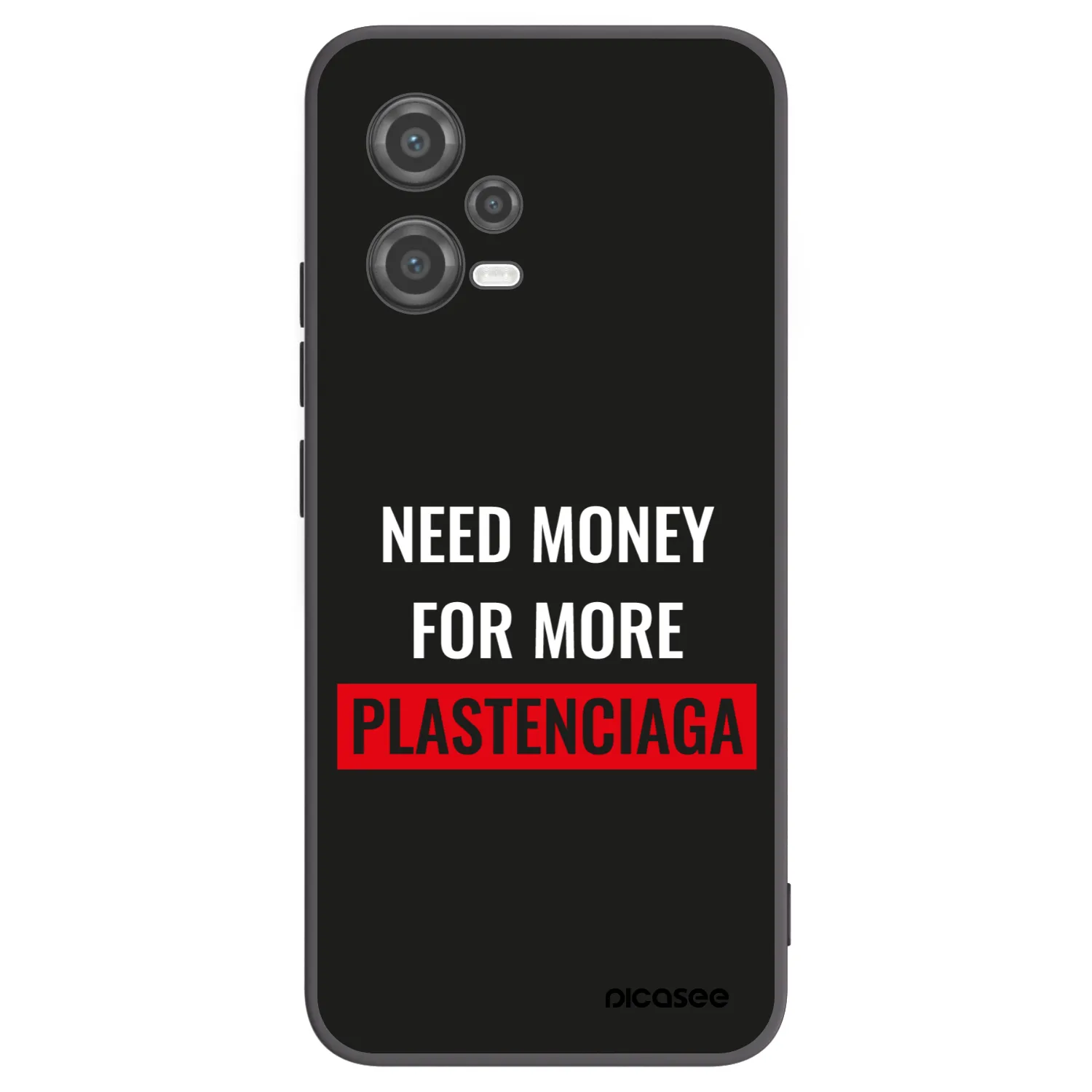 Picasee crna silikonska maskica za Xiaomi Poco X5 - More PLASTENCIAGA