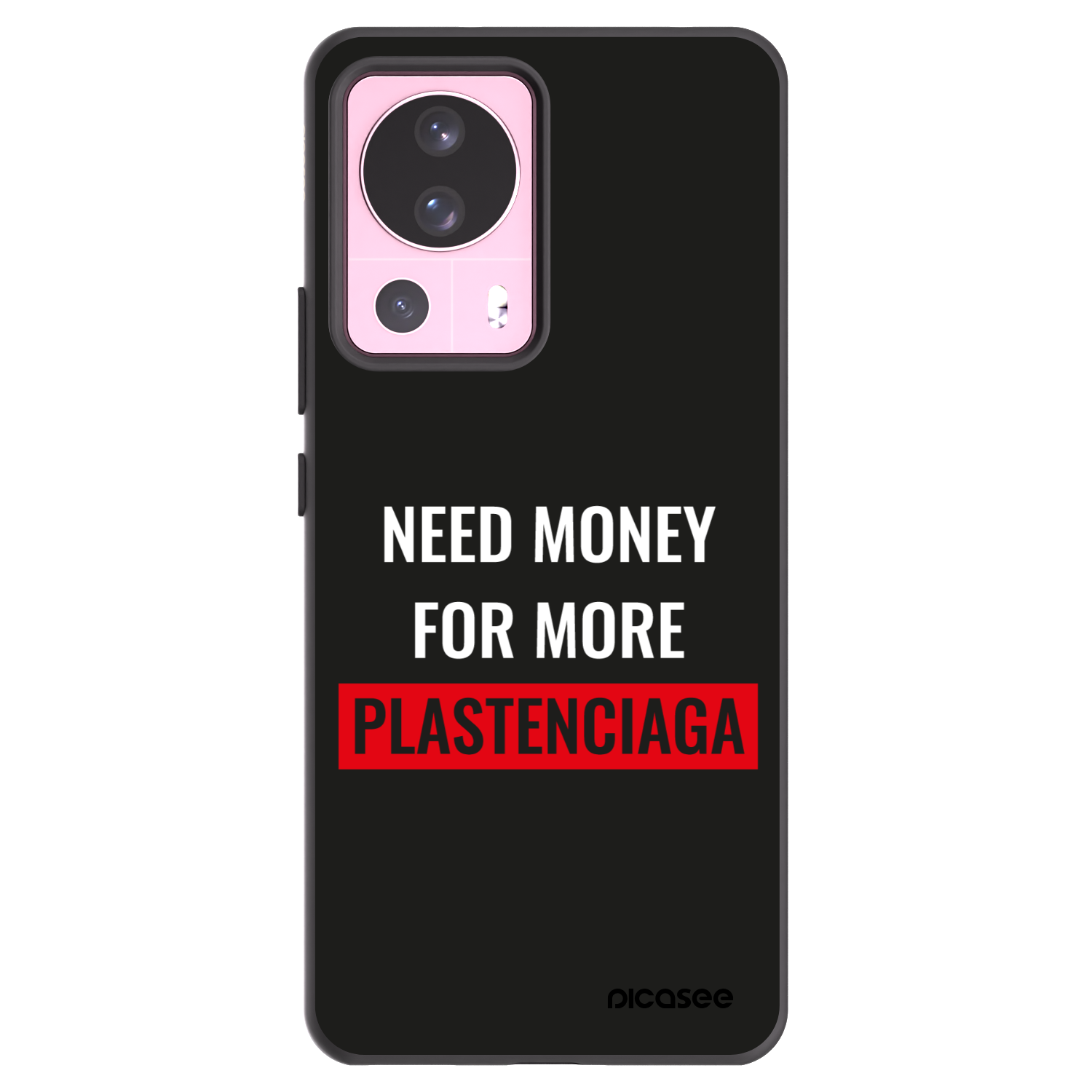 Picasee crna silikonska maskica za Xiaomi 13 Lite - More PLASTENCIAGA