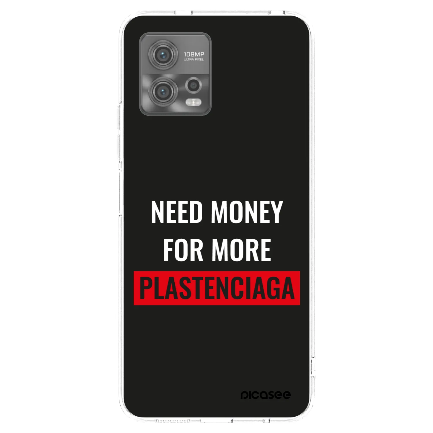 Picasee silikonska prozirna maskica za Motorola Moto G72 - More PLASTENCIAGA