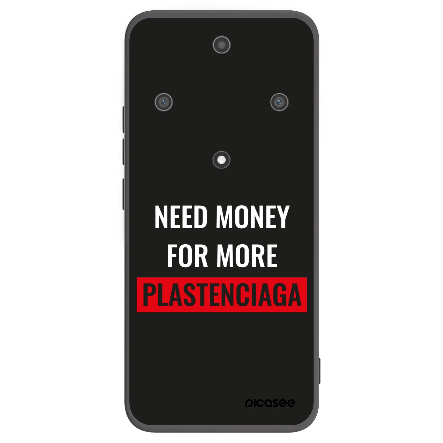 Picasee crna silikonska maskica za Honor Magic5 Lite 5G - More PLASTENCIAGA