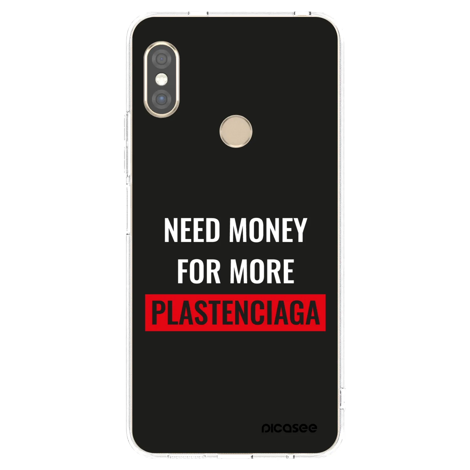 Picasee silikonska prozirna maskica za Xiaomi Redmi Note 5 Global - More PLASTENCIAGA