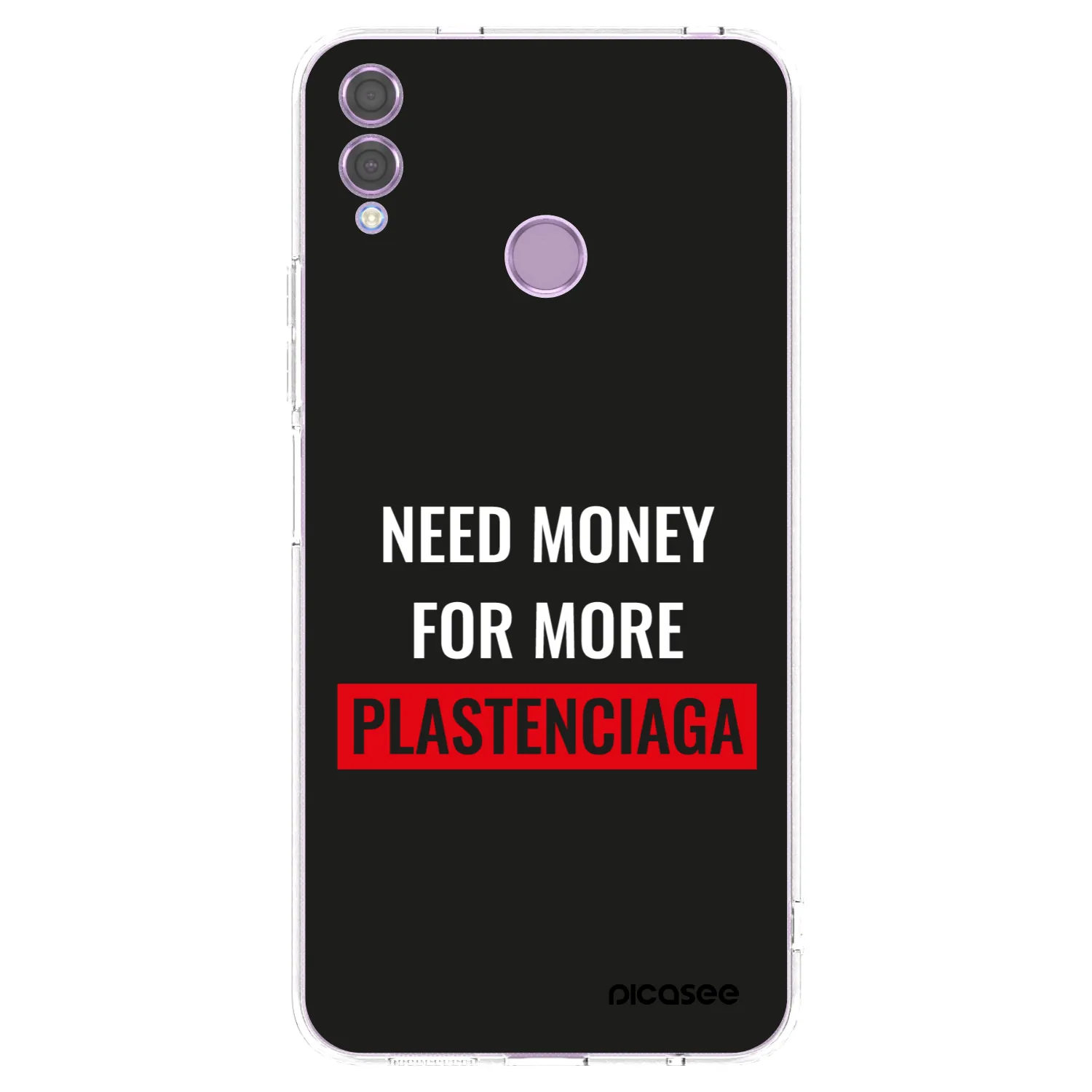 Picasee silikonska prozirna maskica za Honor 8X - More PLASTENCIAGA