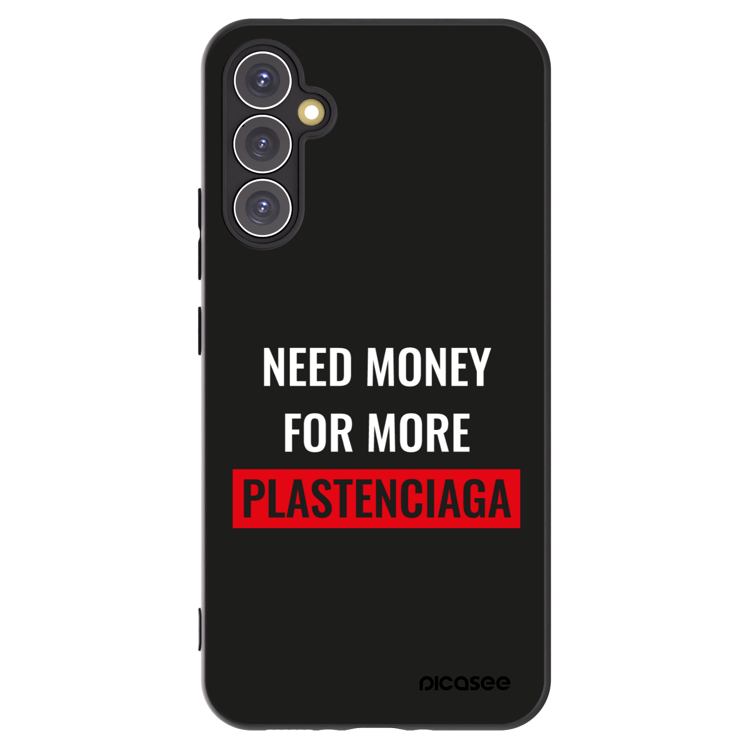 Picasee crna silikonska maskica za Samsung Galaxy A34 5G A346B - More PLASTENCIAGA