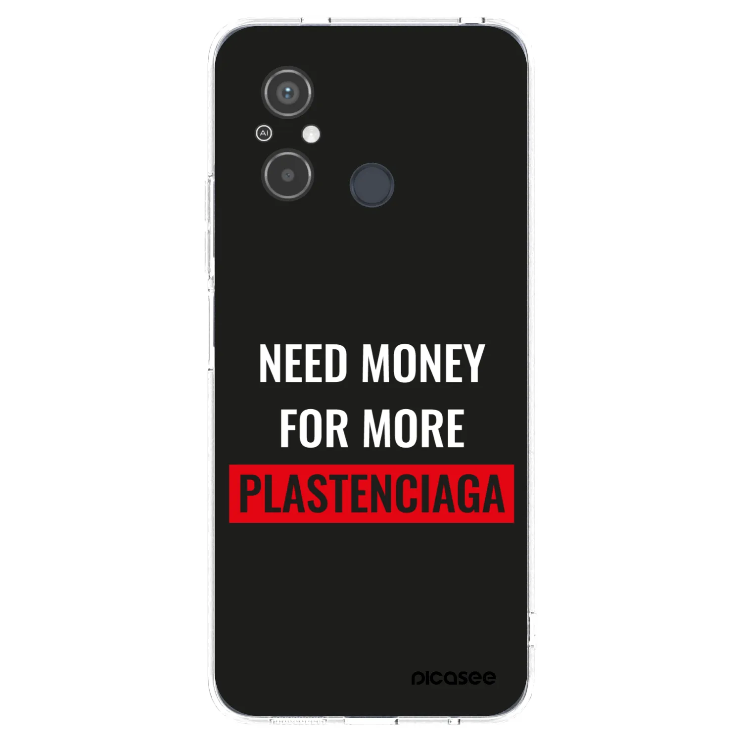 Picasee silikonska prozirna maskica za Xiaomi Redmi 12C - More PLASTENCIAGA