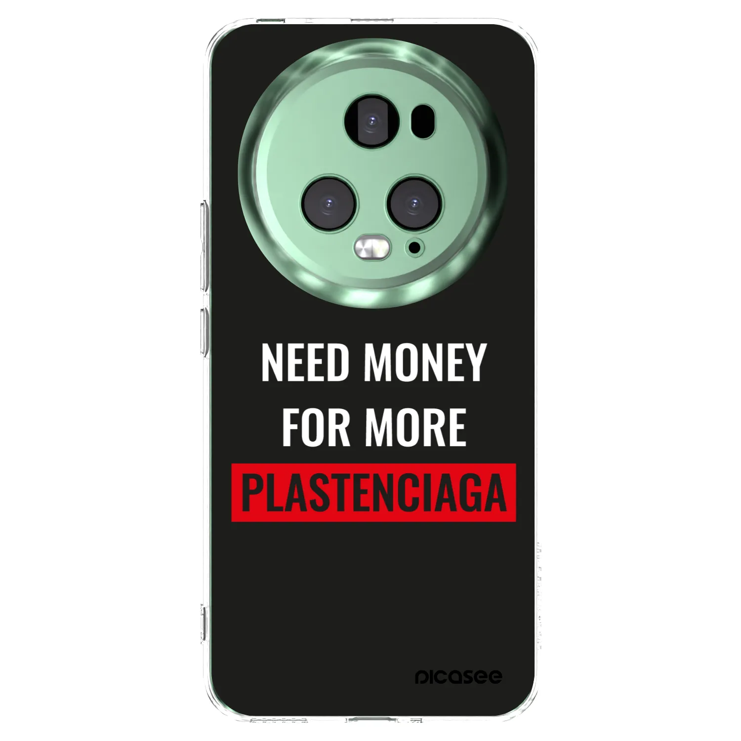 Picasee silikonska prozirna maskica za Honor Magic5 Pro - More PLASTENCIAGA