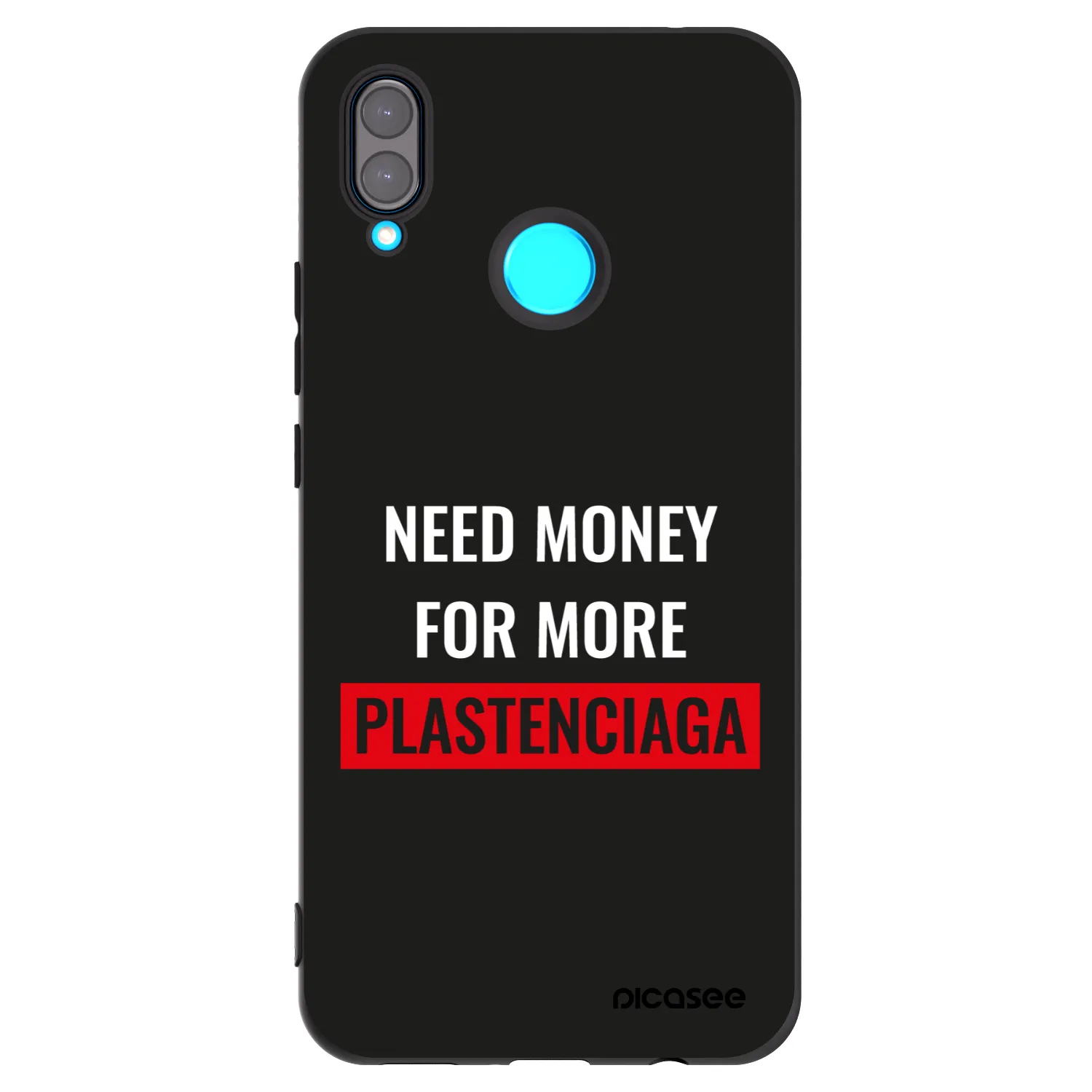 Picasee crna silikonska maskica za Huawei Nova 3 - More PLASTENCIAGA