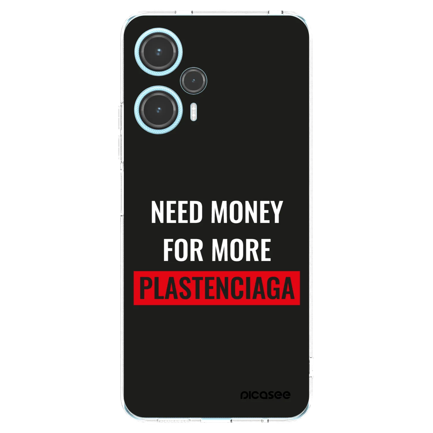 Picasee silikonska prozirna maskica za Xiaomi Poco F5 - More PLASTENCIAGA