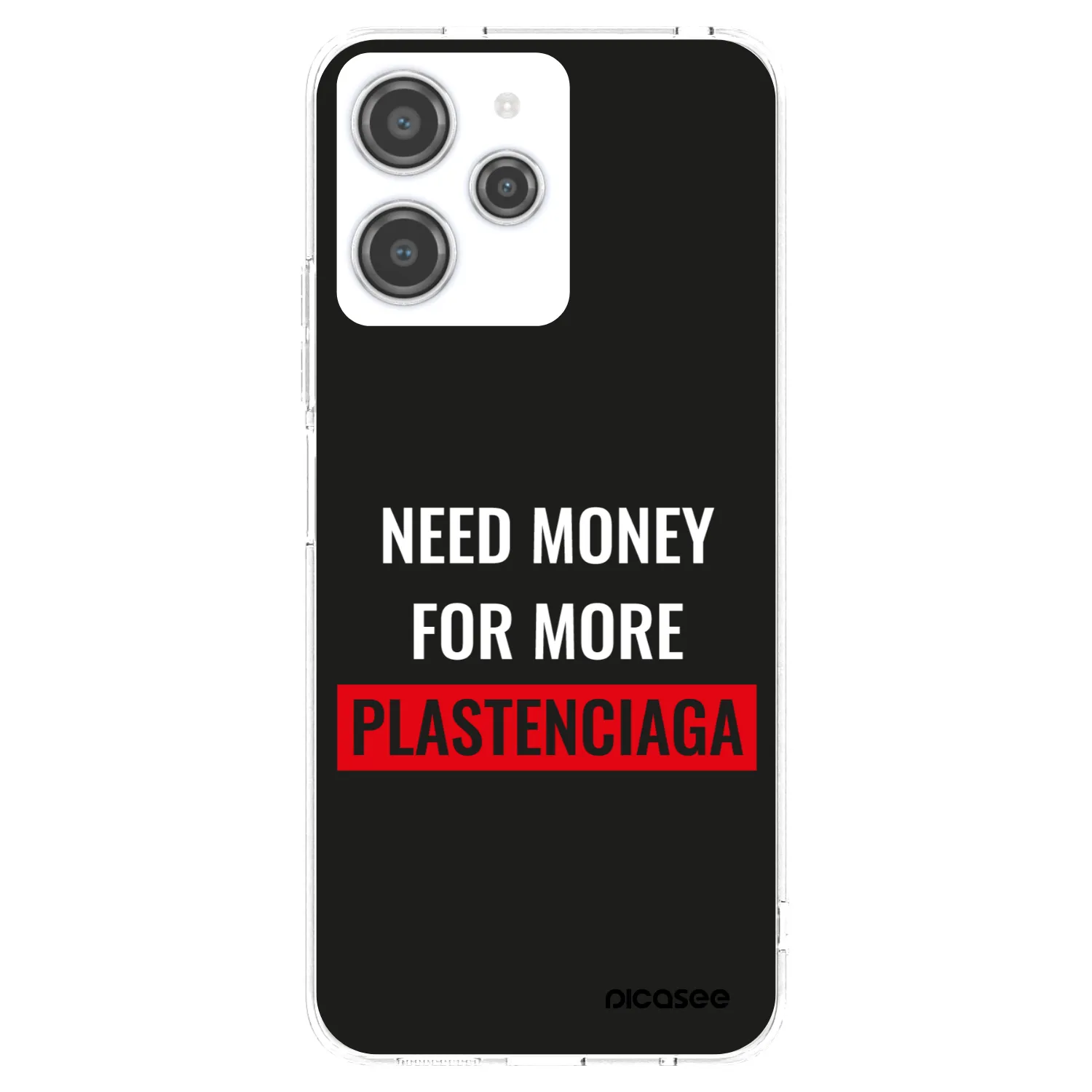 Picasee silikonska prozirna maskica za Xiaomi Redmi 12 4G - More PLASTENCIAGA