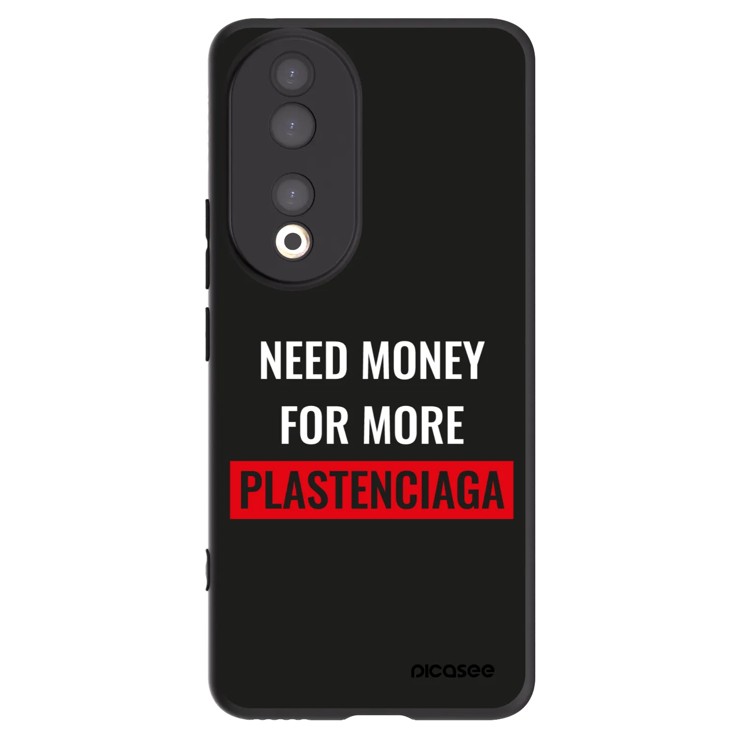 Picasee crna silikonska maskica za Honor 90 5G - More PLASTENCIAGA
