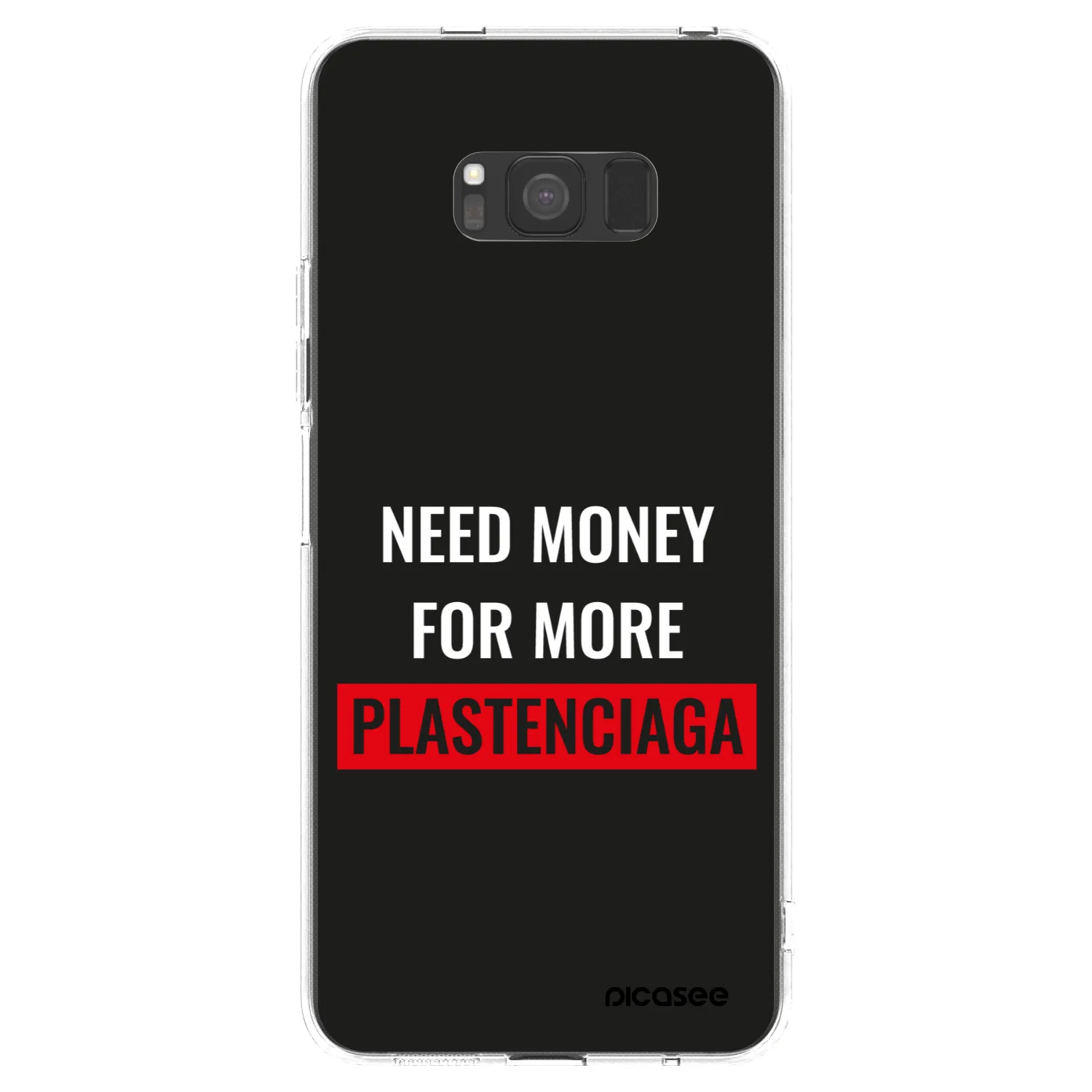 Picasee silikonska prozirna maskica za Samsung Galaxy S8 G950F - More PLASTENCIAGA