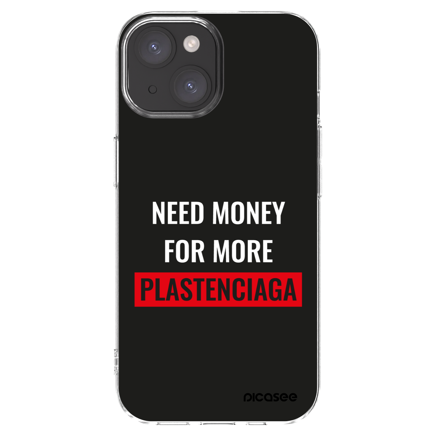 Picasee silikonska prozirna maskica za Apple iPhone 15 - More PLASTENCIAGA