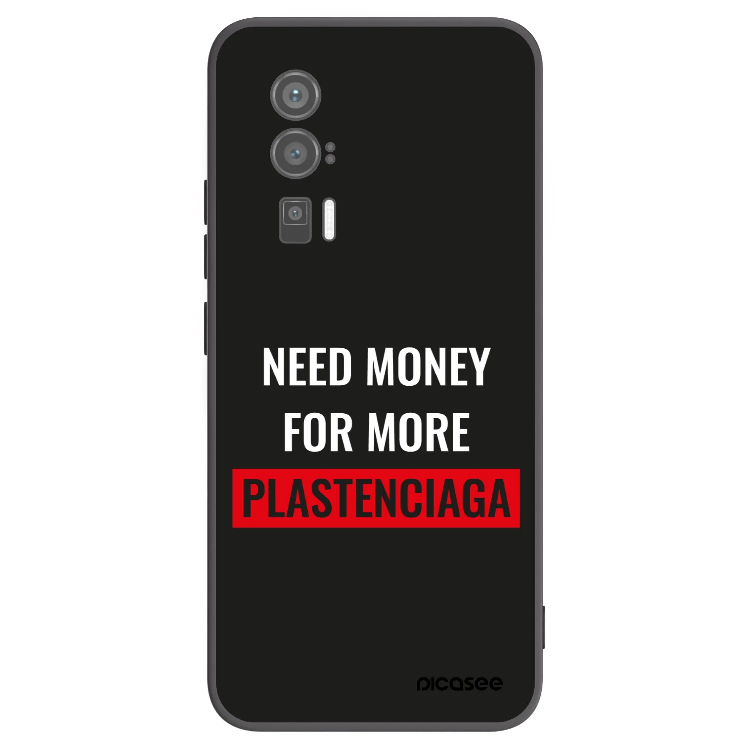 Picasee crna silikonska maskica za Xiaomi Poco F5 Pro 5G - More PLASTENCIAGA