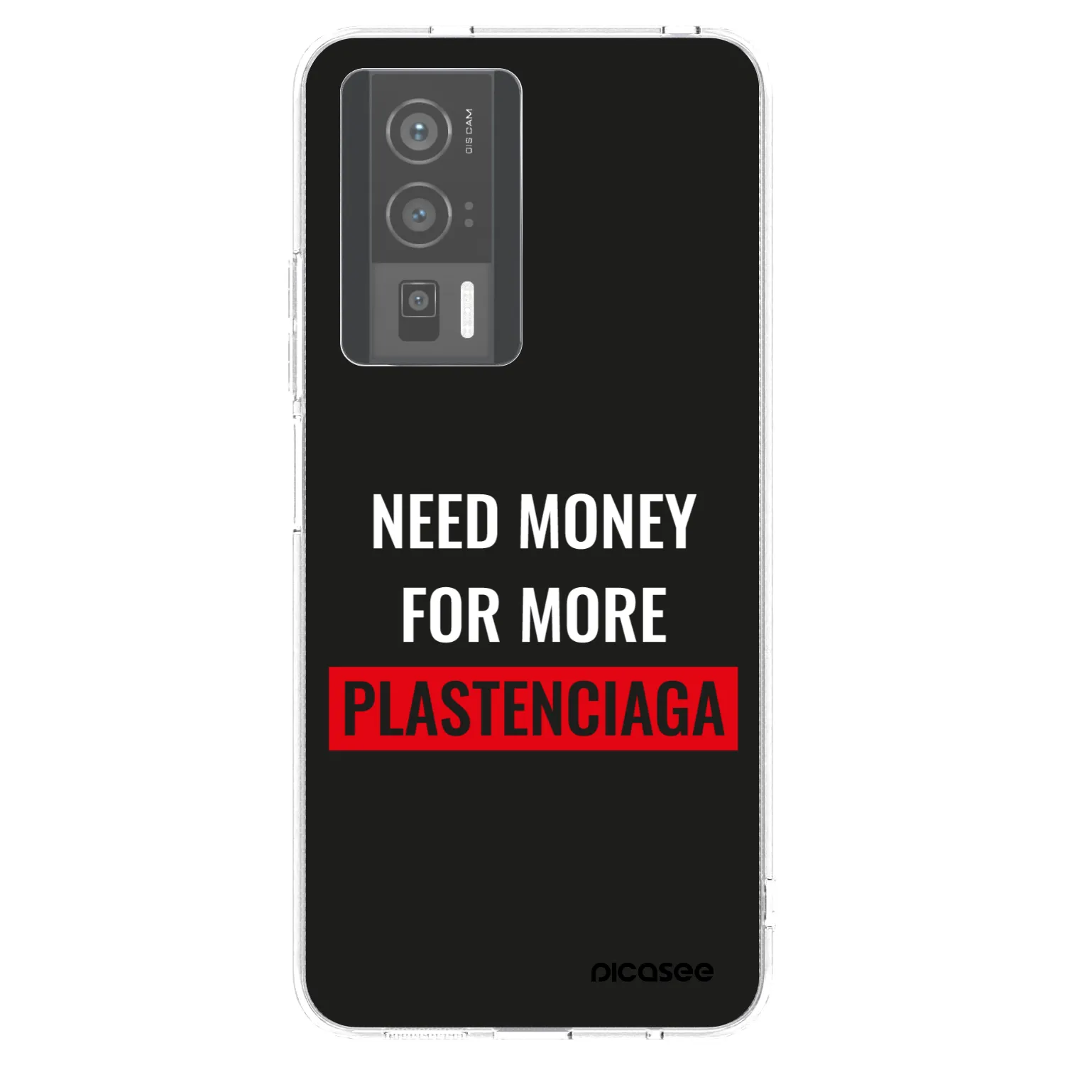 Picasee silikonska prozirna maskica za Xiaomi Poco F5 Pro 5G - More PLASTENCIAGA