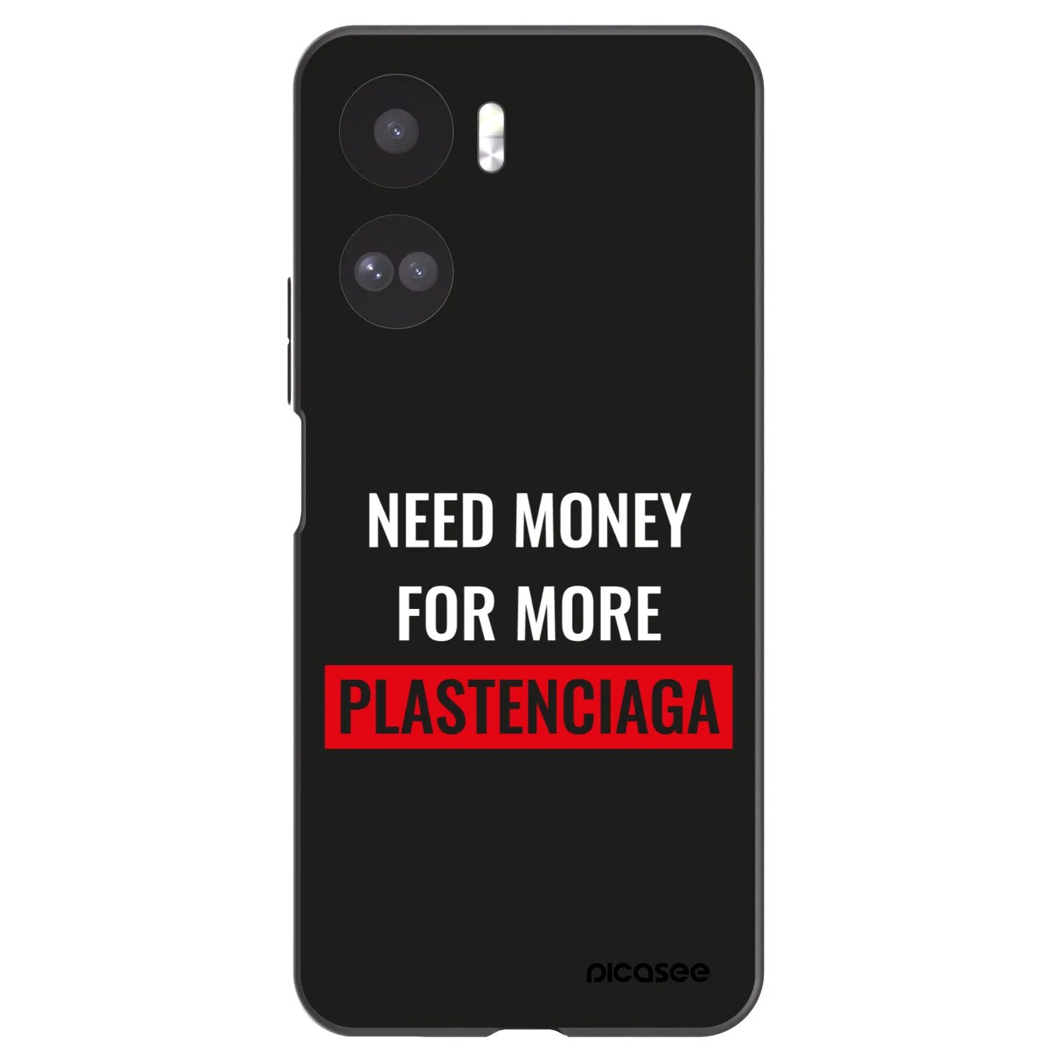 Picasee crna silikonska maskica za Honor 90 Lite 5G - More PLASTENCIAGA