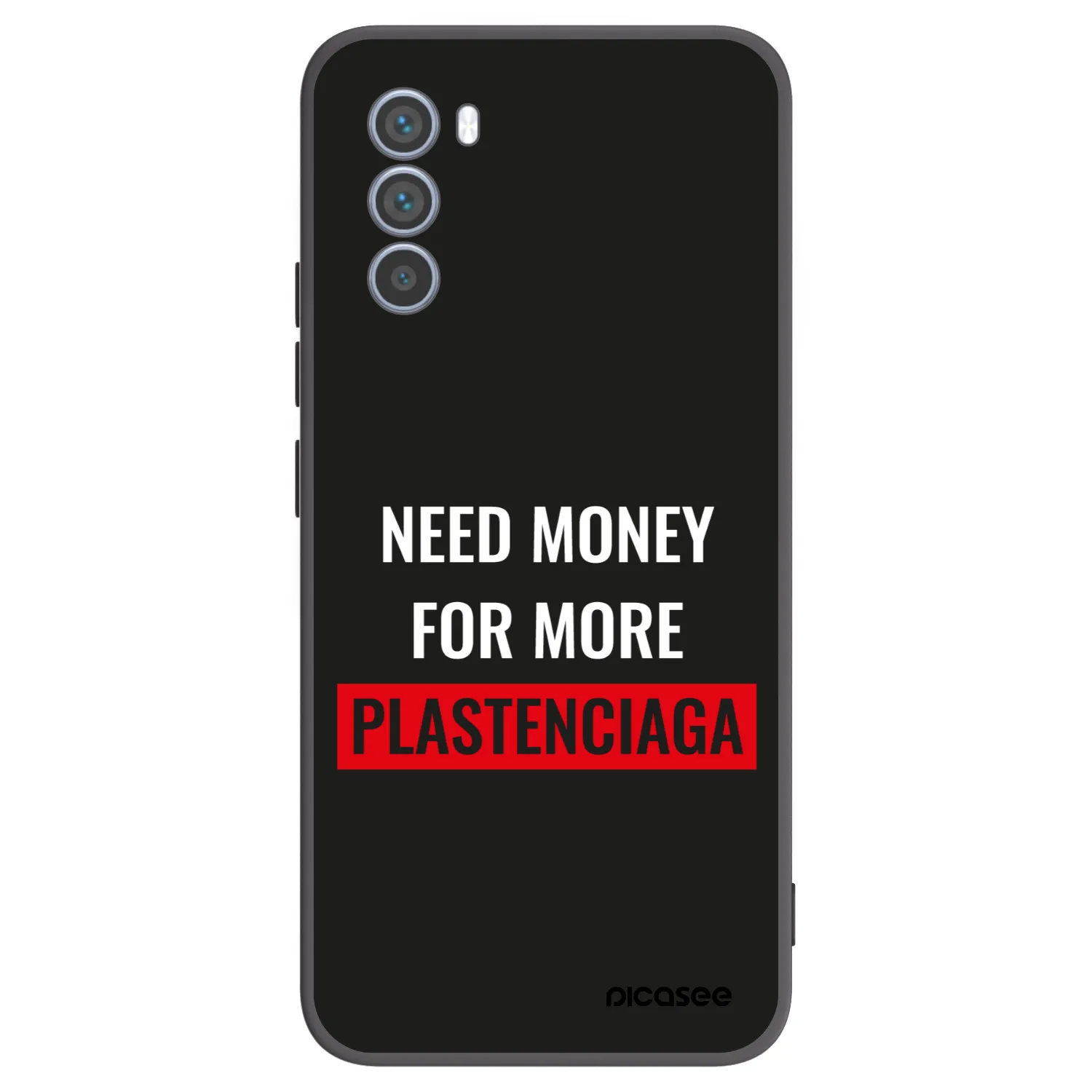 Picasee crna silikonska maskica za Motorola Moto G62 - More PLASTENCIAGA